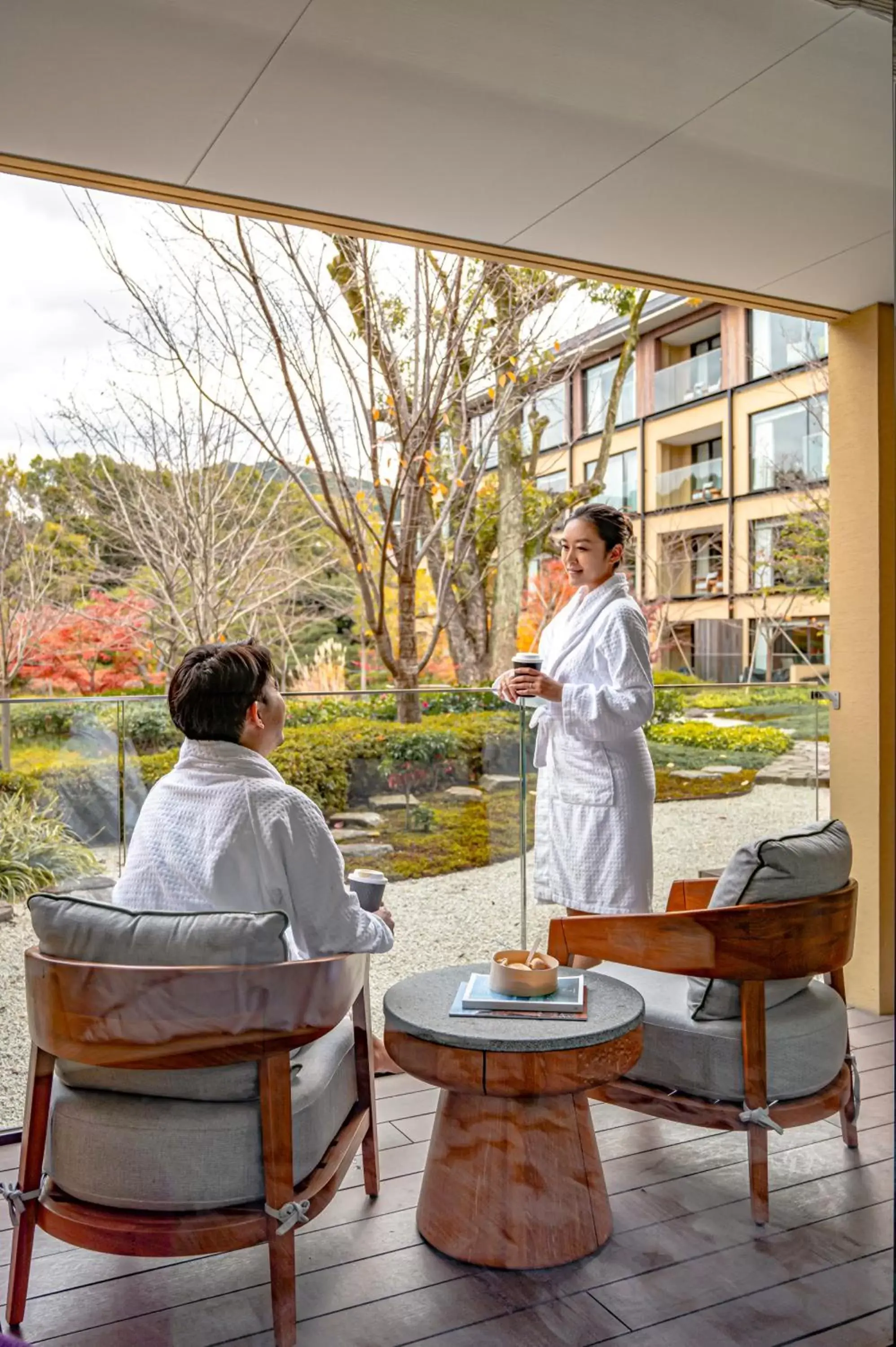 Garden view in Four Seasons Hotel Kyoto