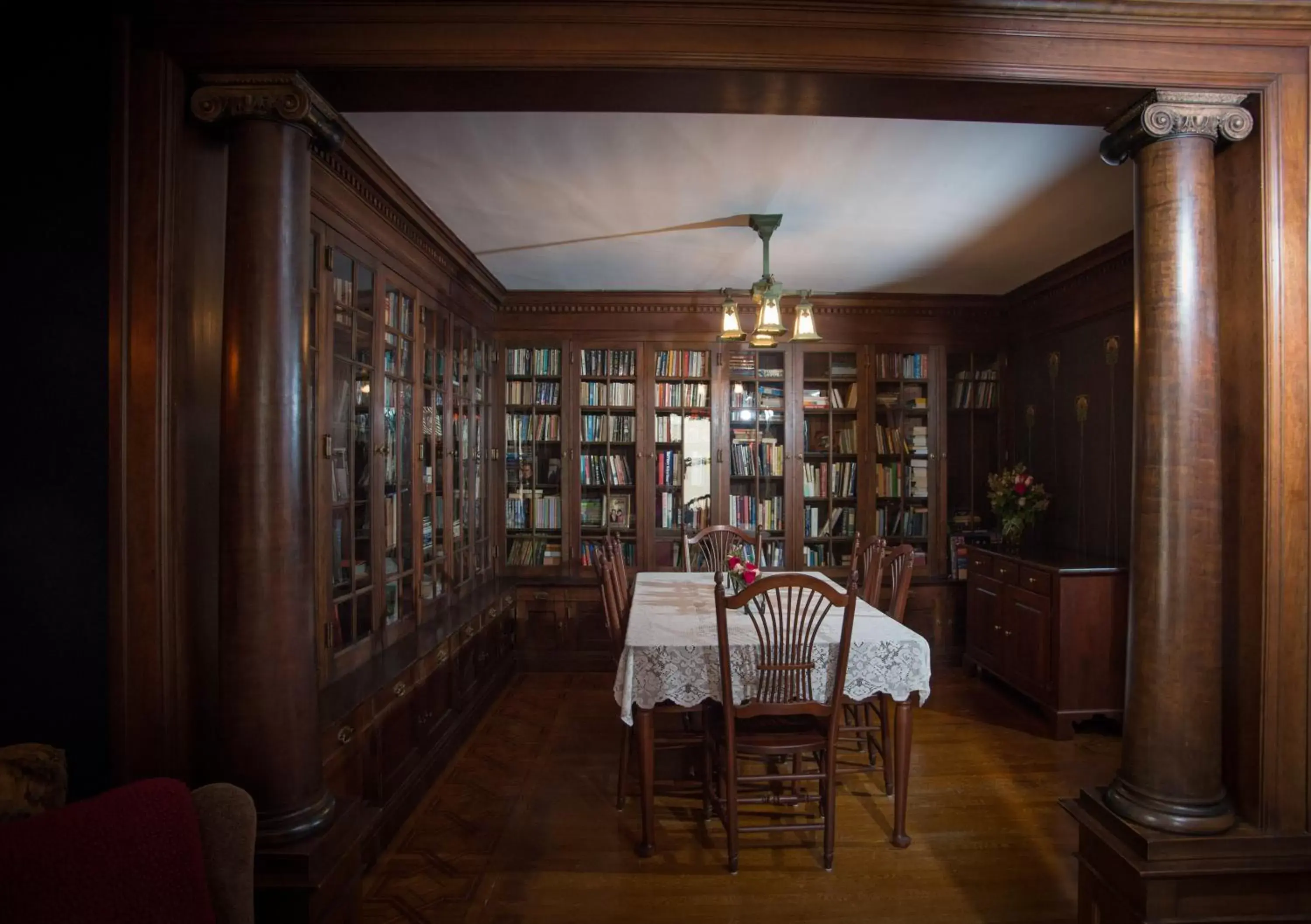 Library, Restaurant/Places to Eat in Cartier Mansion