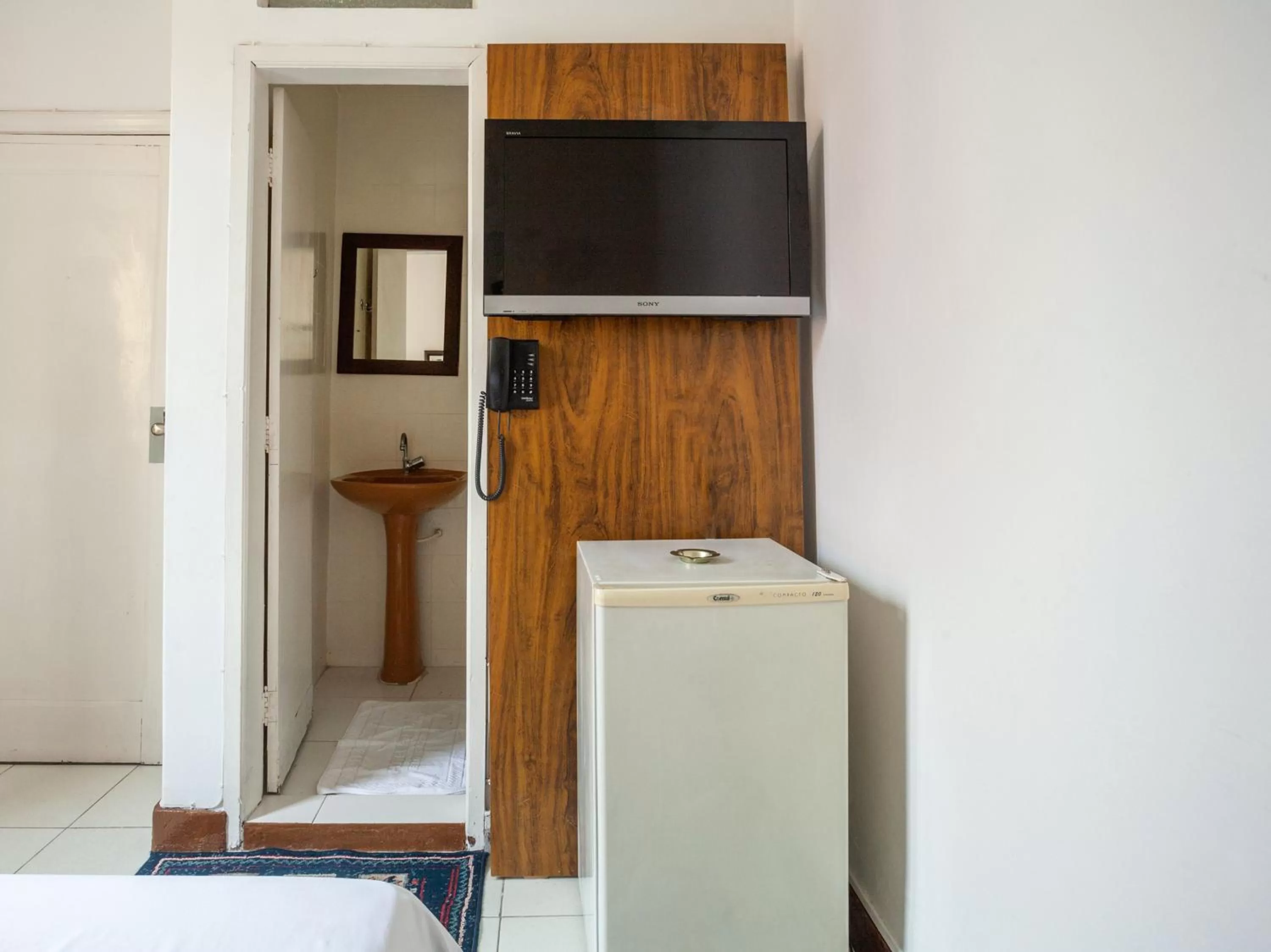 Bedroom in Hotel Economy 888 - Próximo a Praça da Estação e Rodoviária