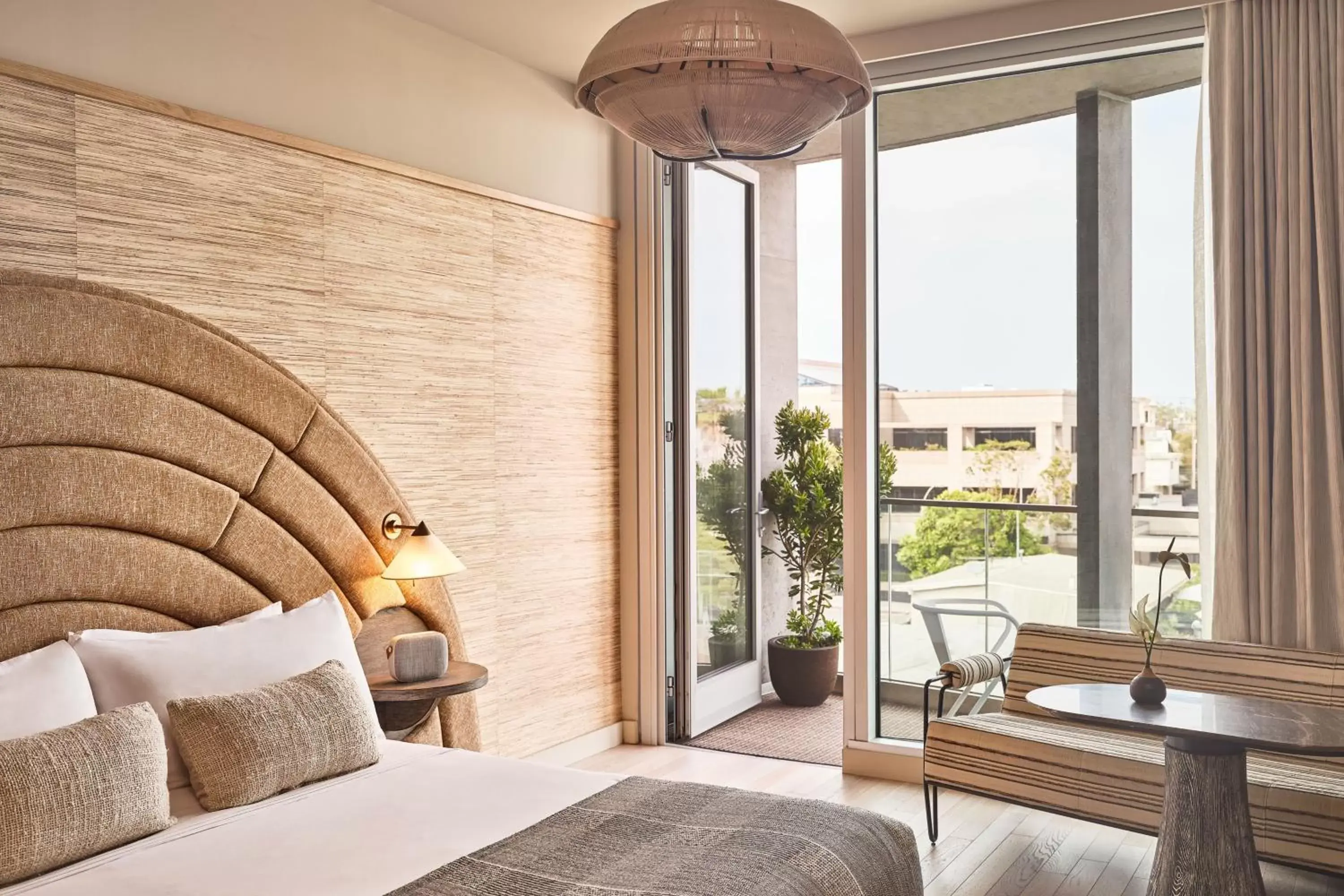 Bedroom, Seating Area in Santa Monica Proper Hotel, a Member of Design Hotels