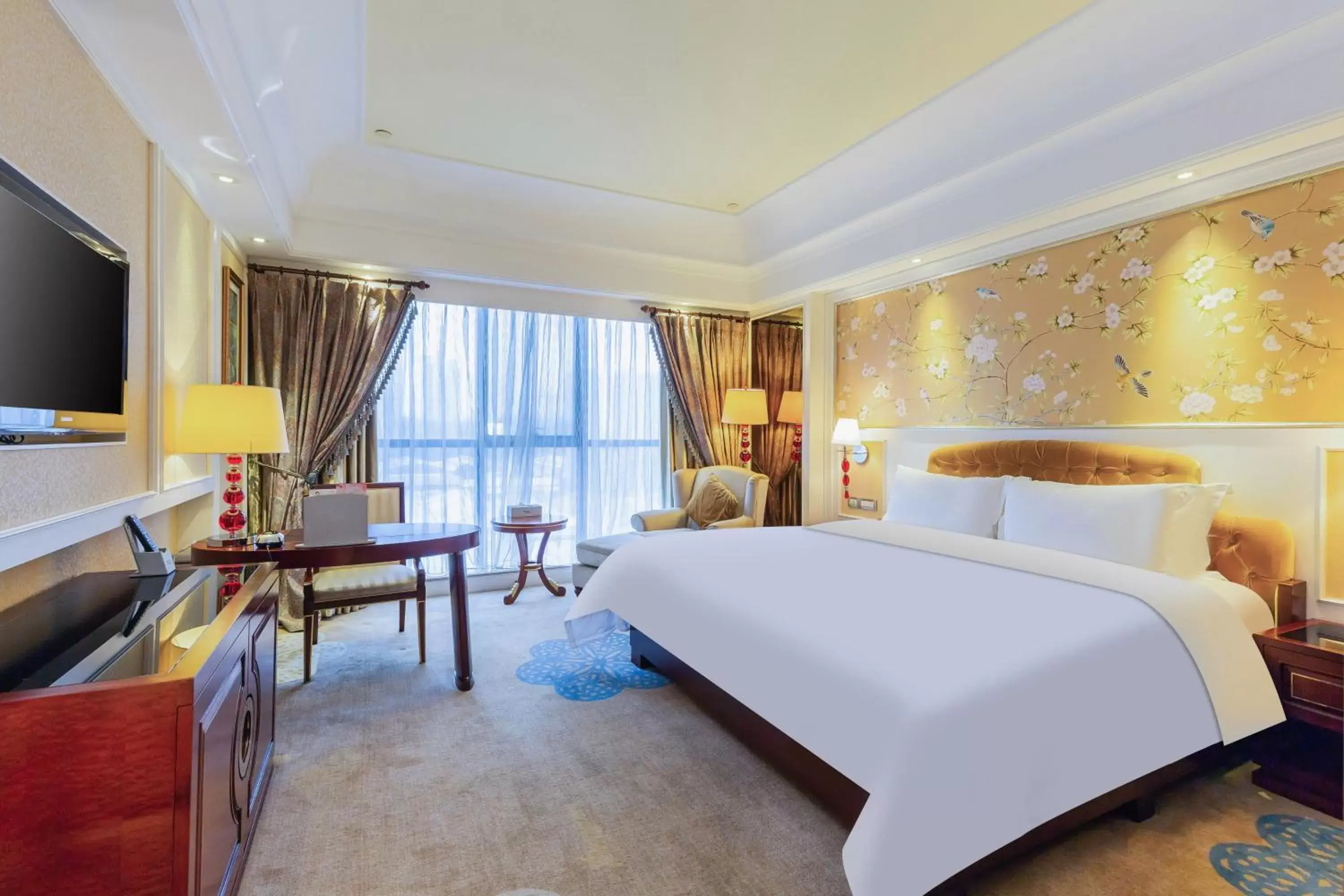 Bed in Wyndham Foshan Shunde