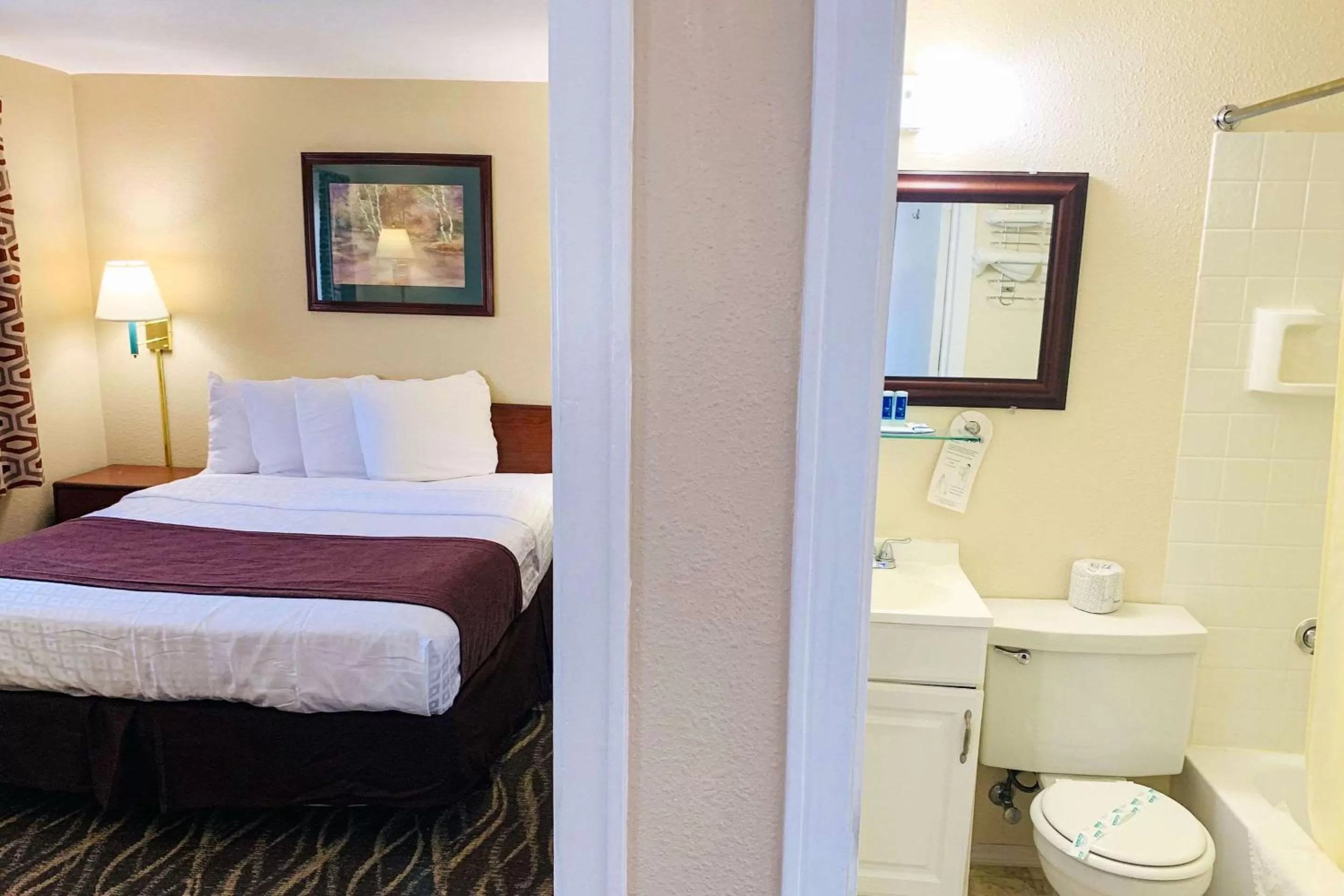Photo of the whole room in Rodeway Inn & Suites