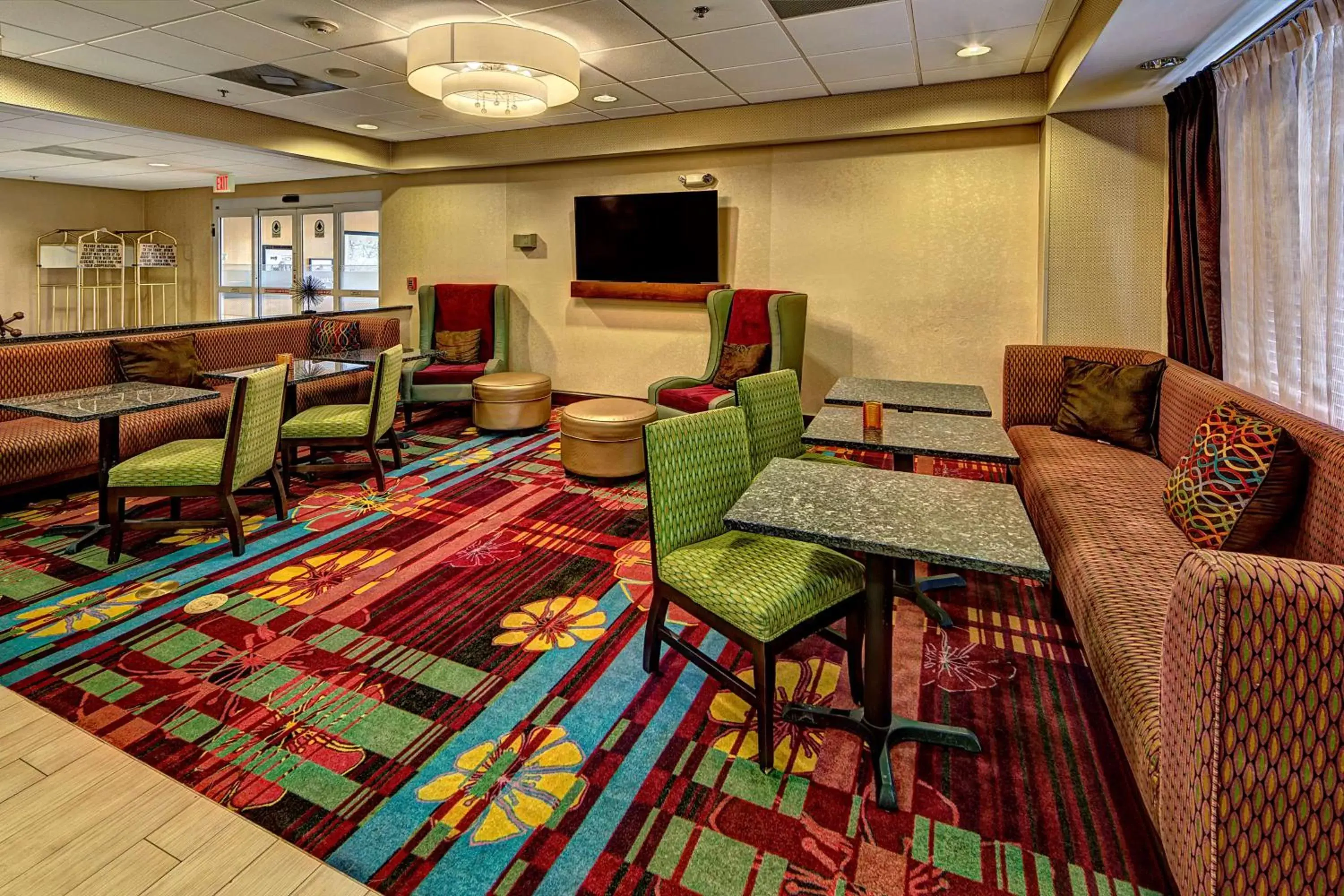 Lobby or reception in Hampton Inn Manning Lobby or reception in Hampton Inn Manning