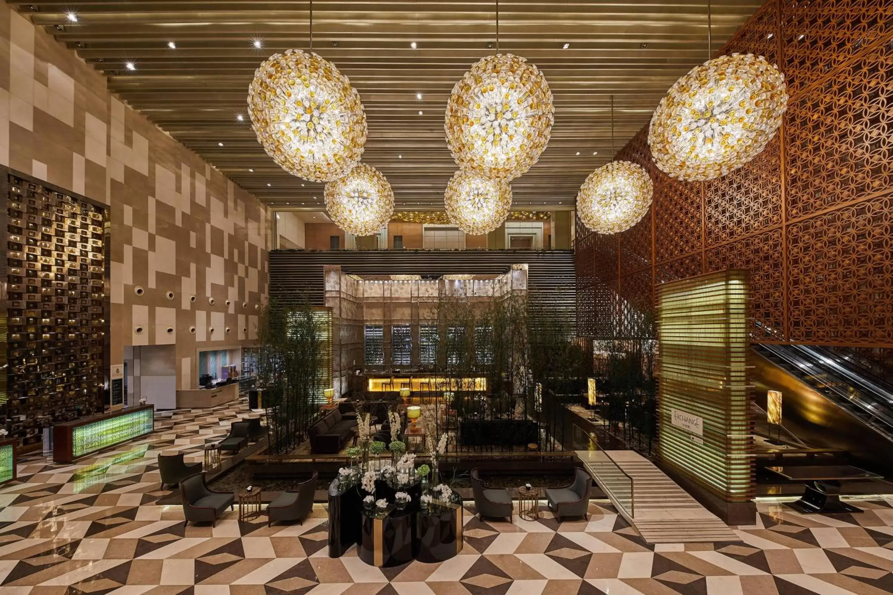 Lobby or reception, Restaurant/Places to Eat in The Westin Tianjin