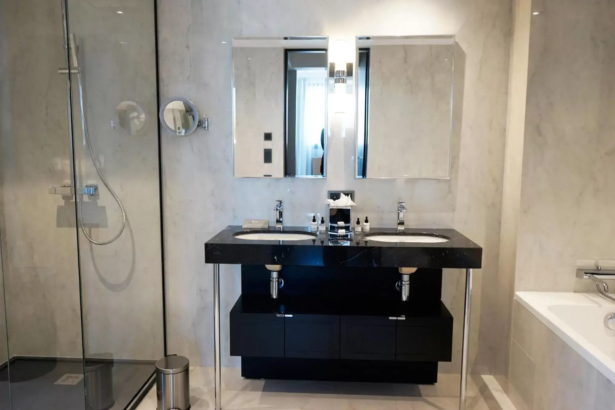Shower, Bathroom in Hôtel le Touring