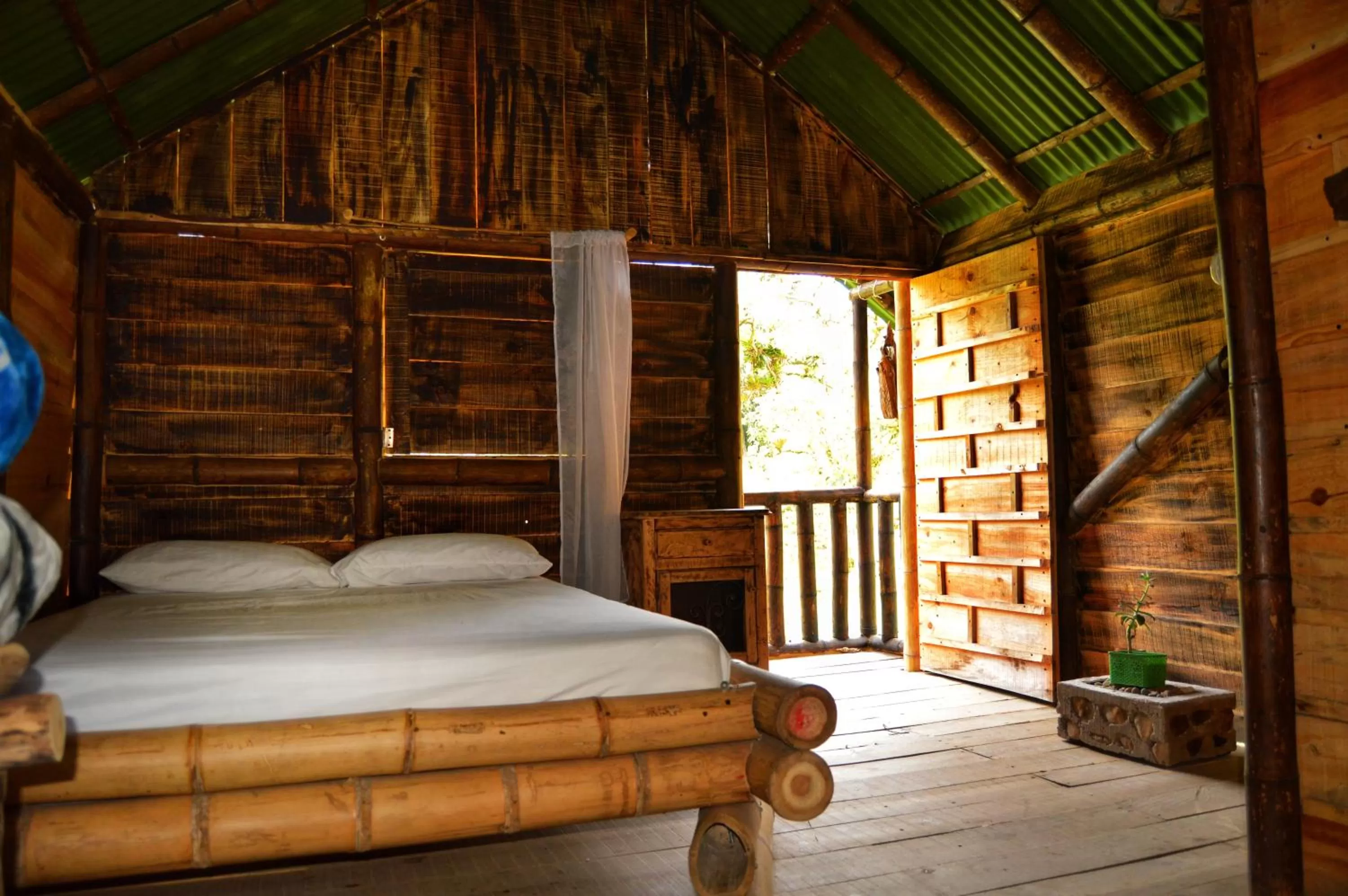 Bedroom in Cabañas Rústicas El Viejo Tambo By Rotamundos