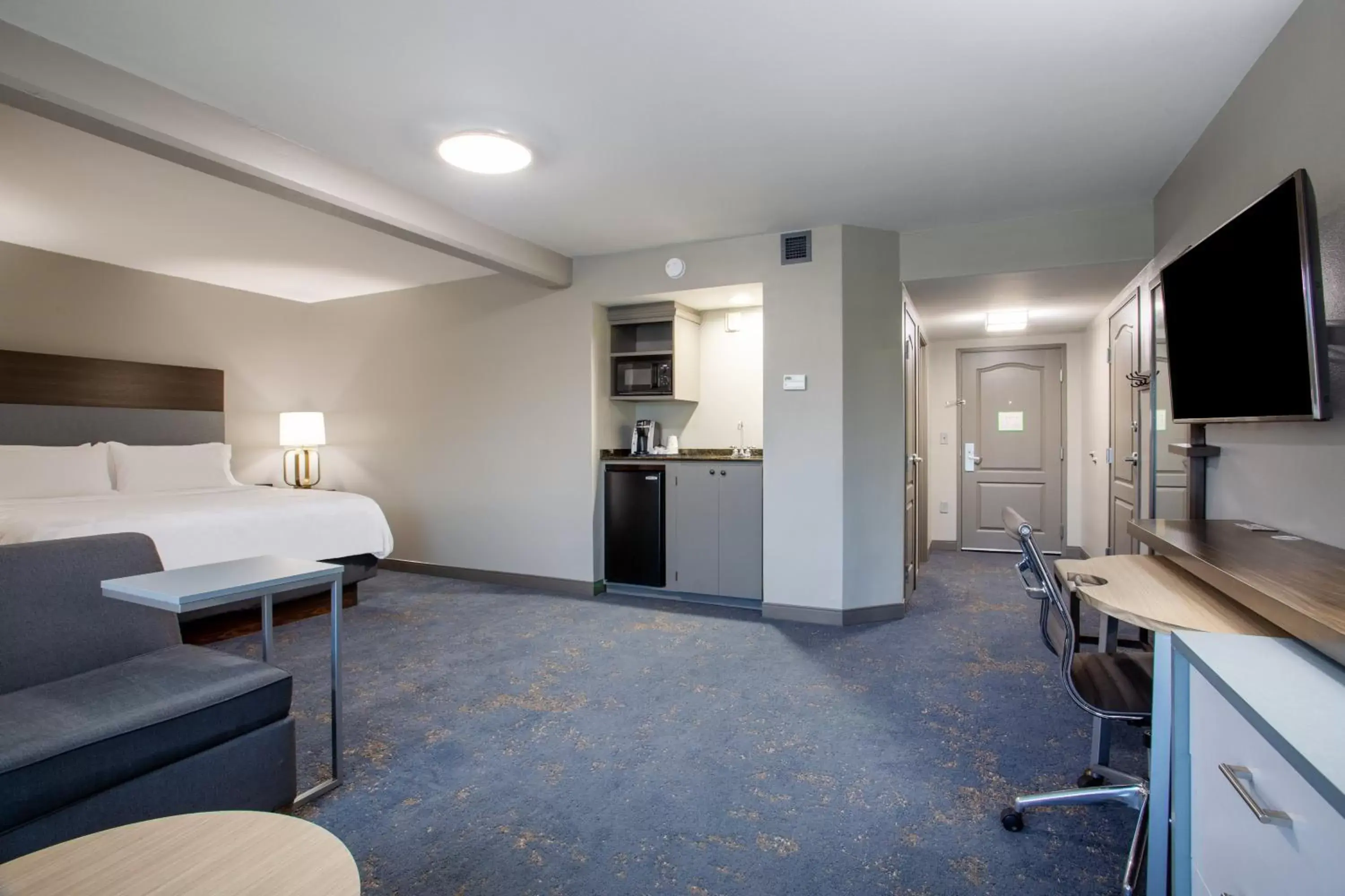 Bedroom, TV/Entertainment Center in Holiday Inn Valdosta Conference Center, an IHG Hotel