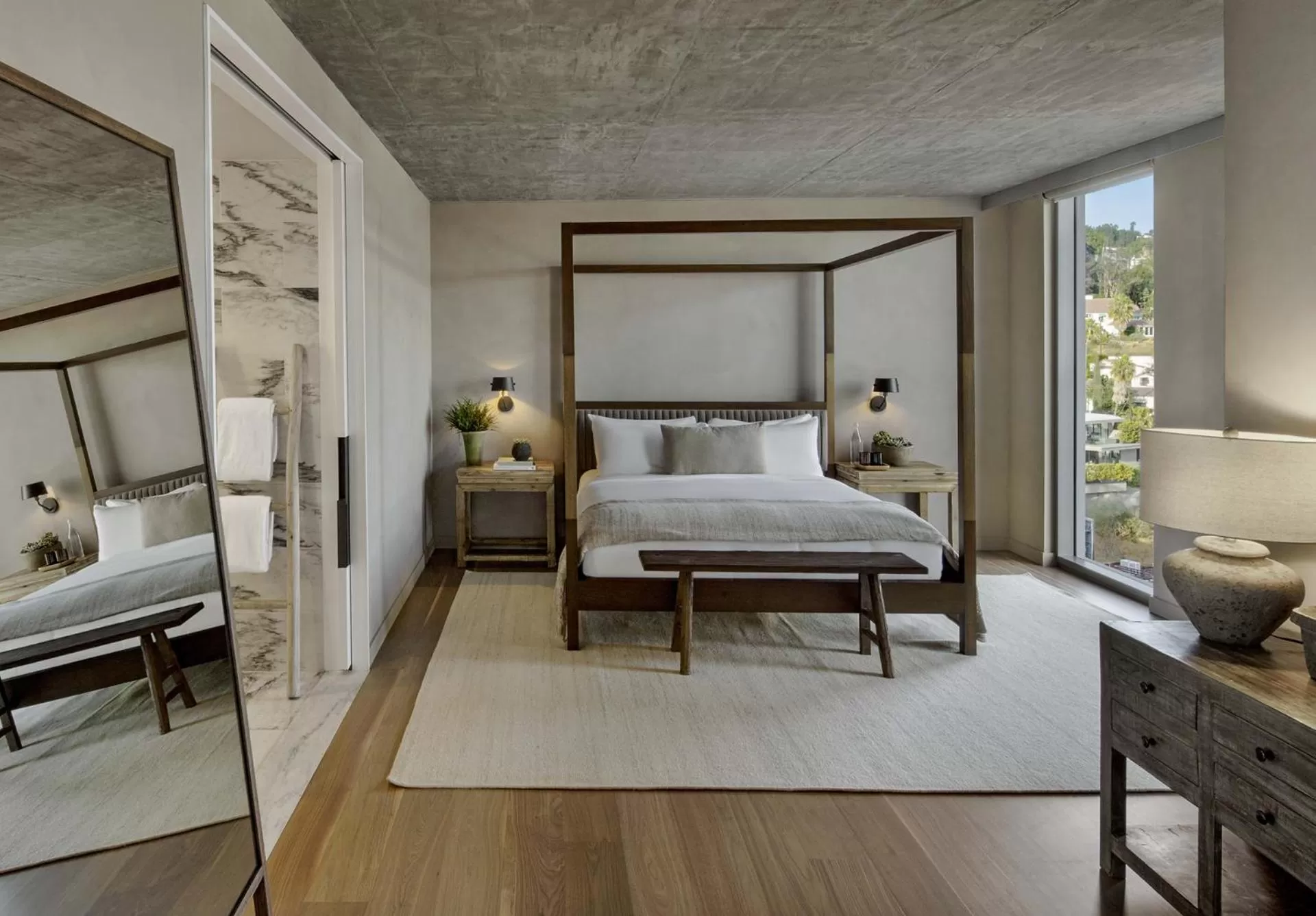 Bed in 1 Hotel West Hollywood