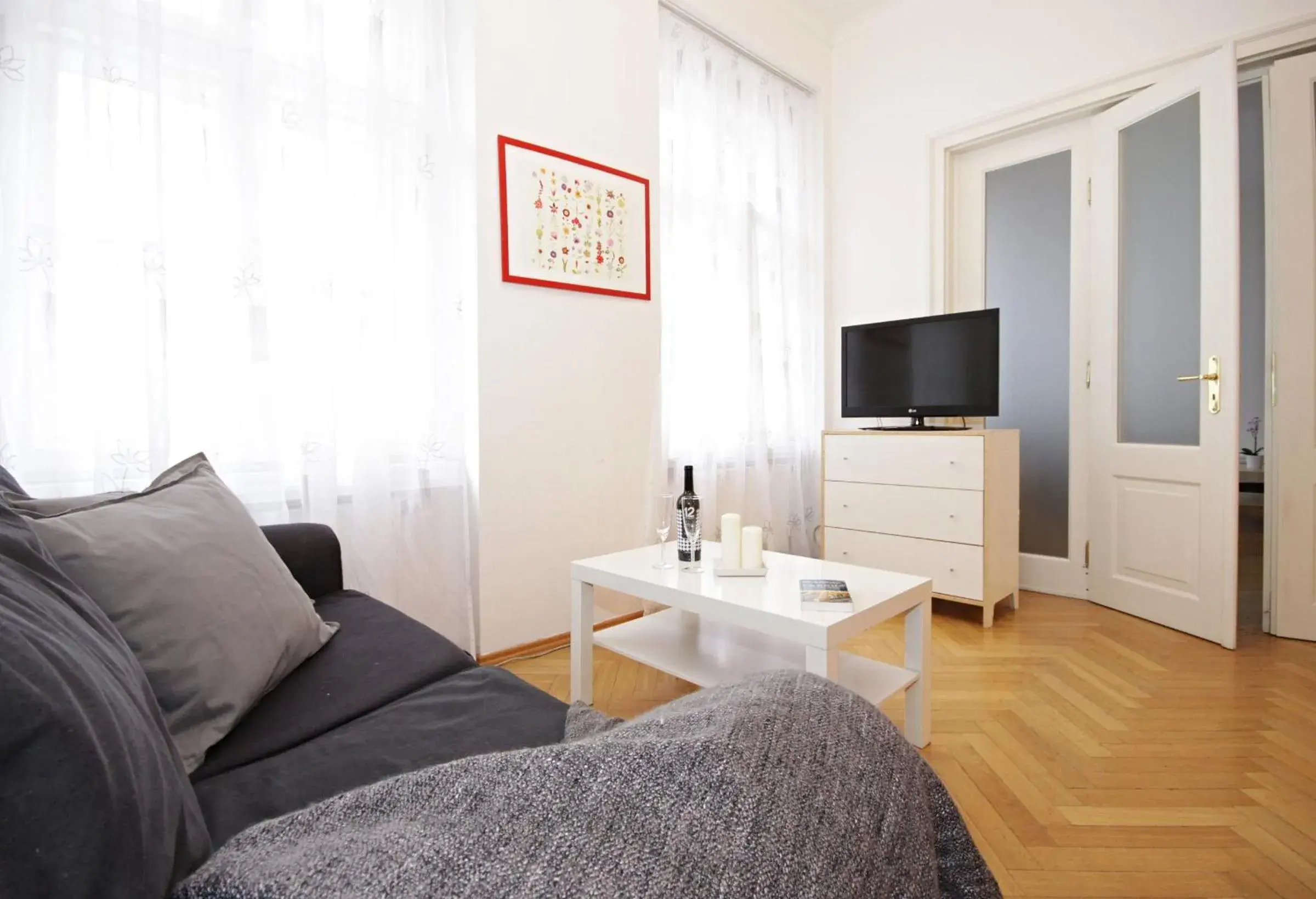 Day, Seating Area in Prague Central Residence