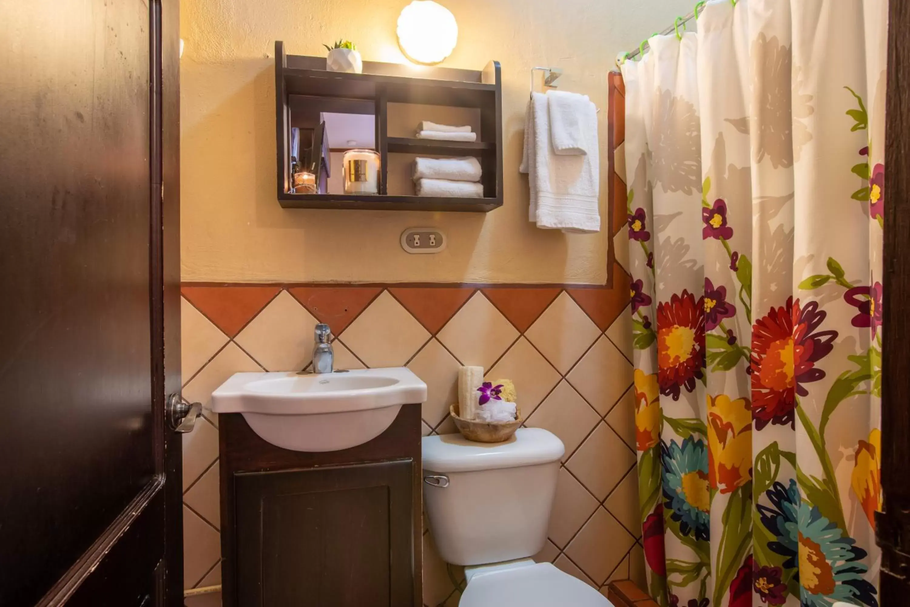 Bathroom in ALAJUELA CITY Hotel & Guest House