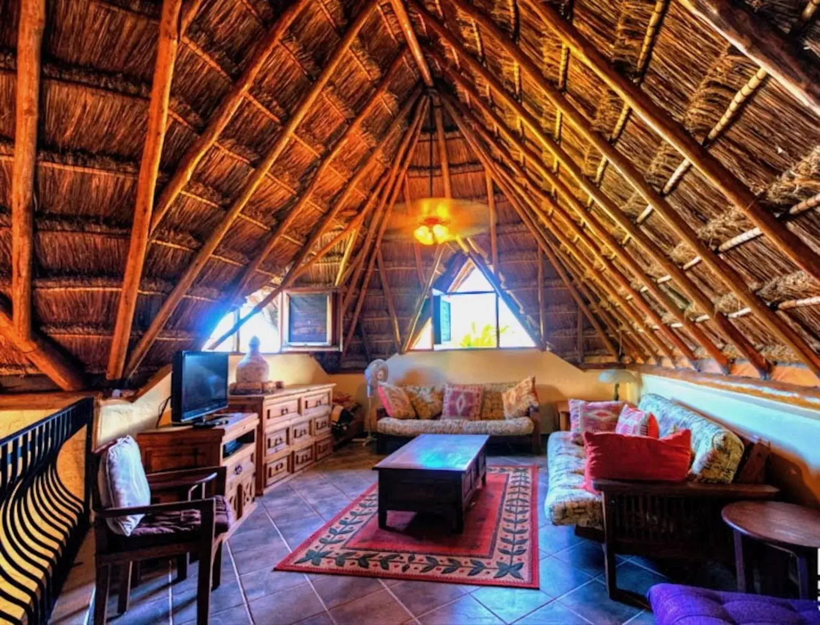 Seating Area in Nah Uxibal Villa and Casitas