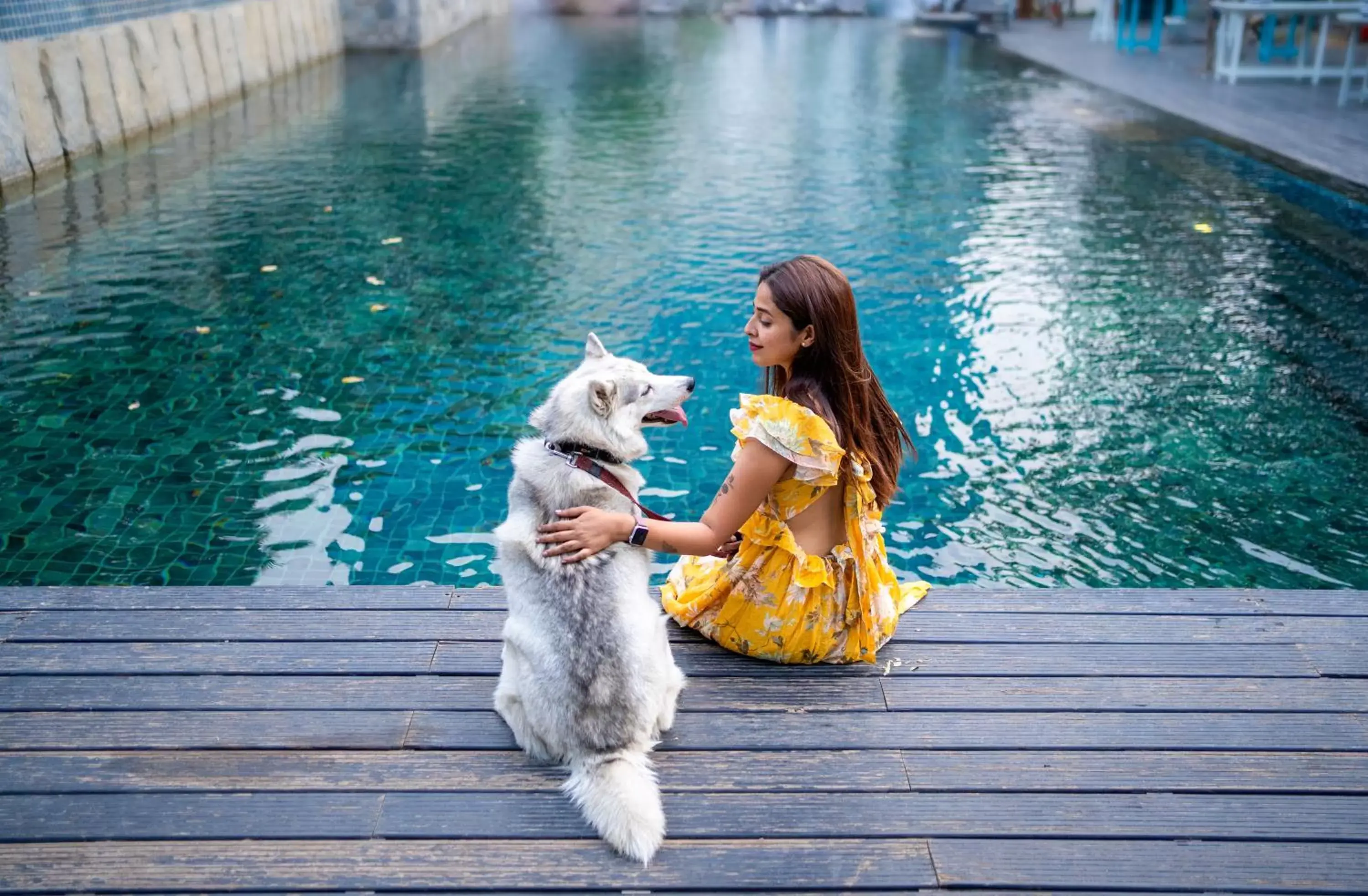 Swimming Pool in Hyatt Hyderabad Gachibowli