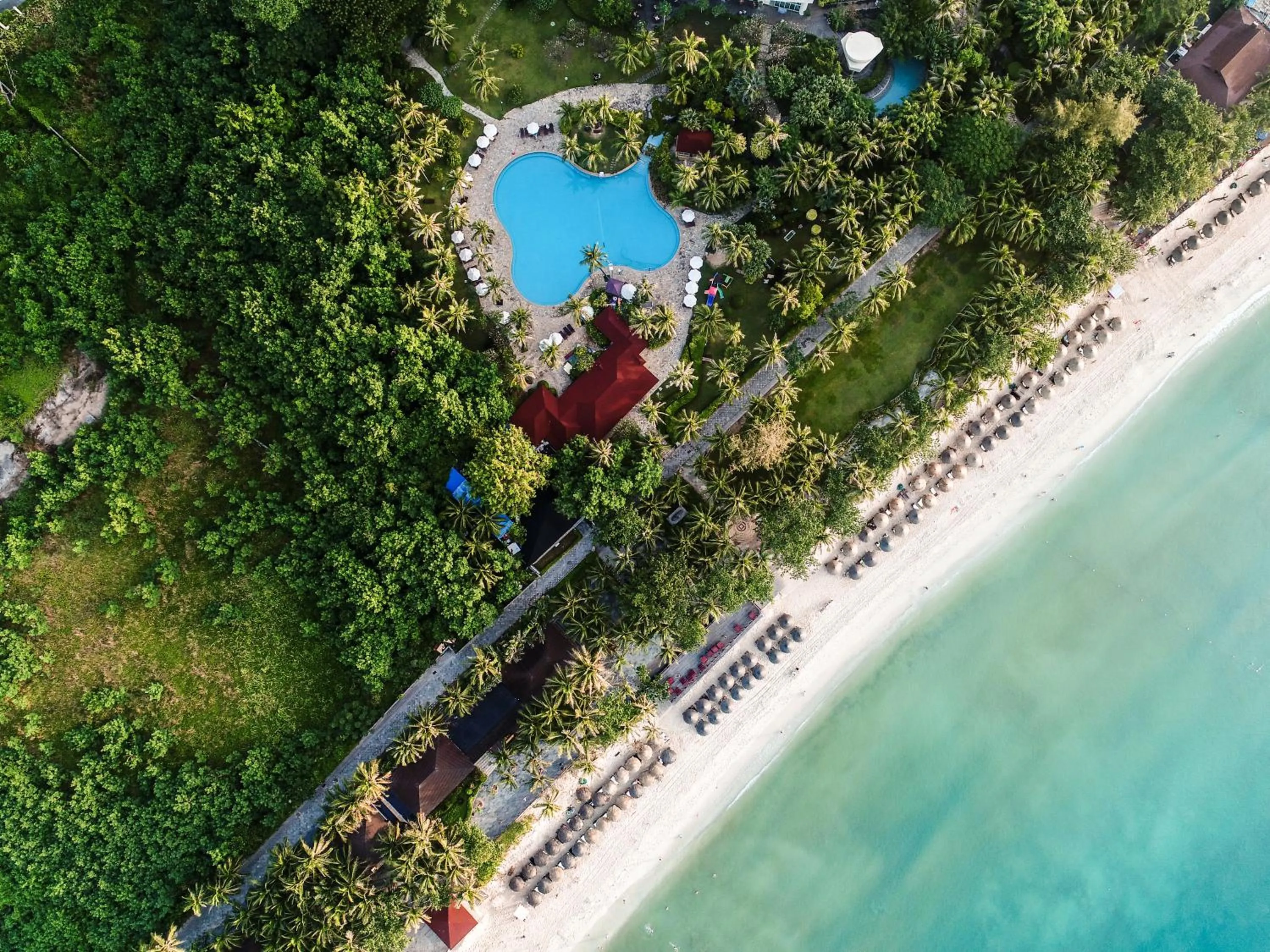 Bird's eye view, Bird's-eye View in Sunshine Resort Intime Sanya