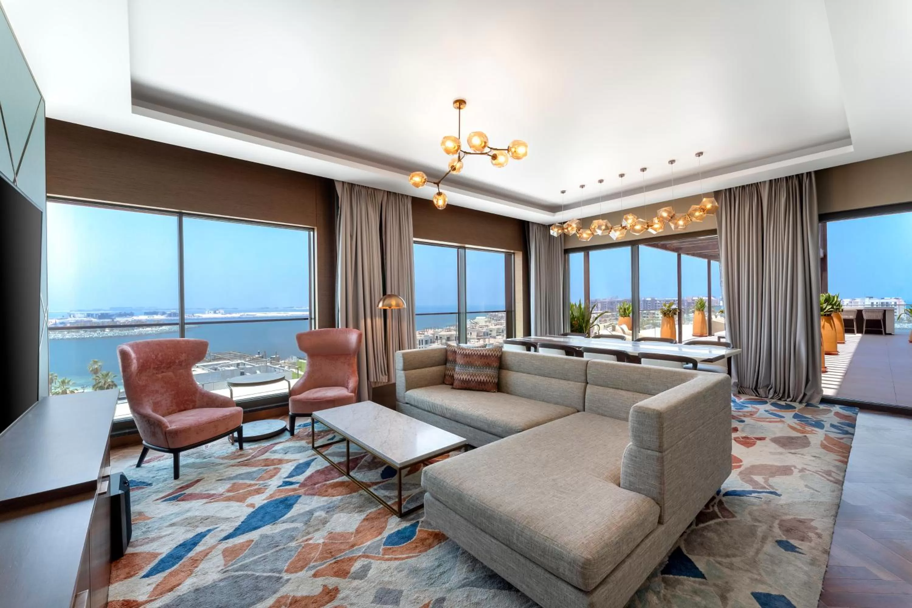 Living room in Hyatt Centric Jumeirah Dubai