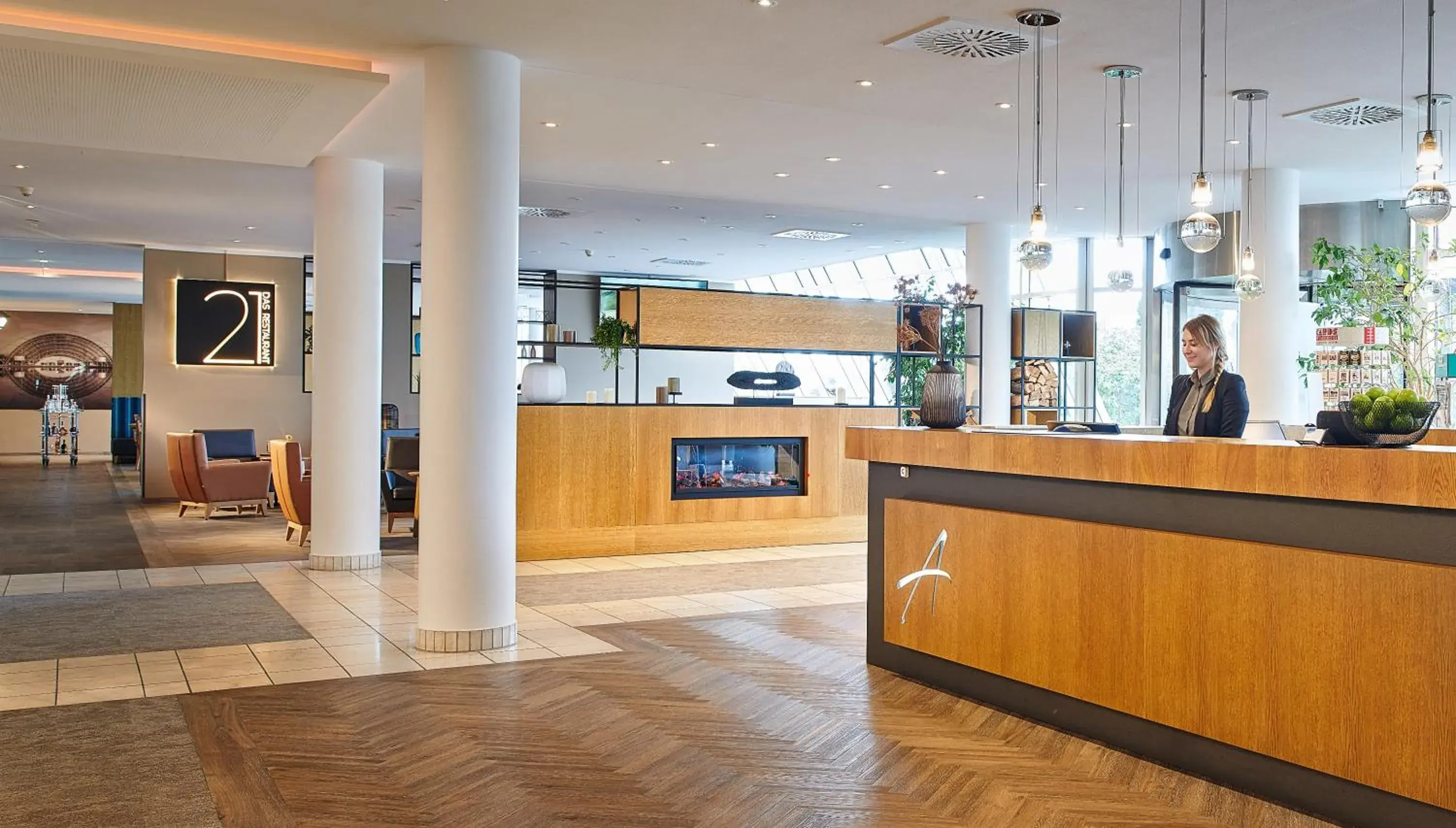 Lobby or reception, Lobby/Reception in Atlanta Hotel International Leipzig