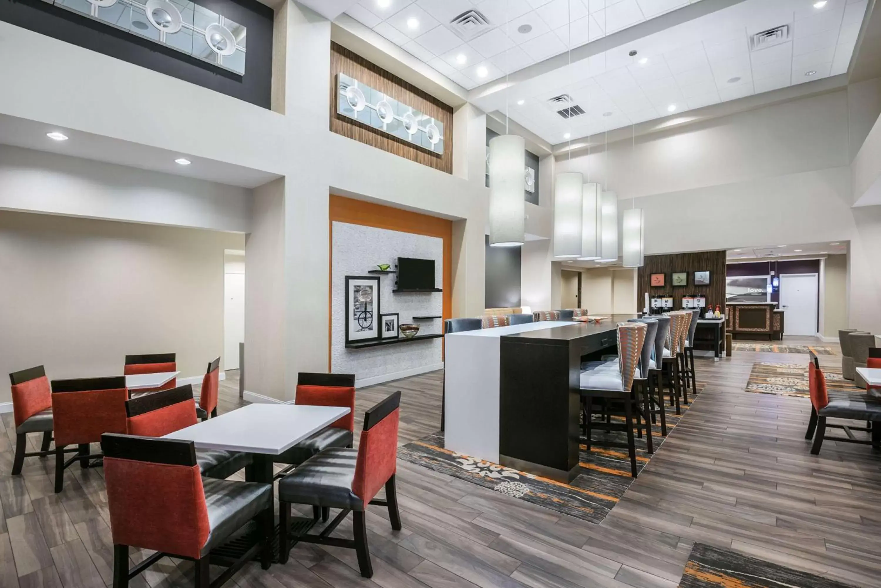 Lobby or reception, Restaurant/Places to Eat in Hampton Inn & Suites San Antonio Brooks City Base, TX