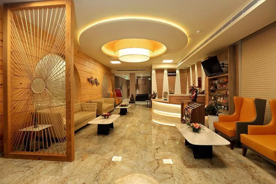 Lobby or reception in Hotel New York Square