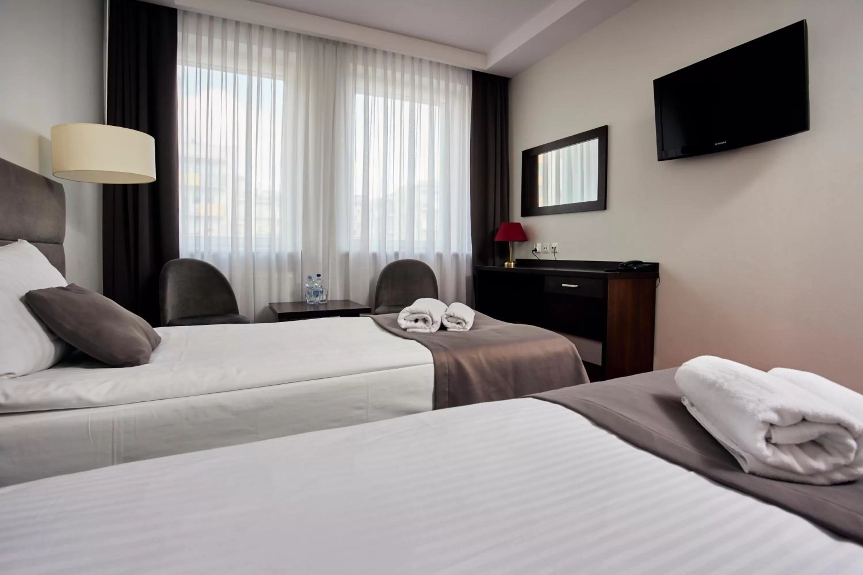 Bed in Hotel Maraton