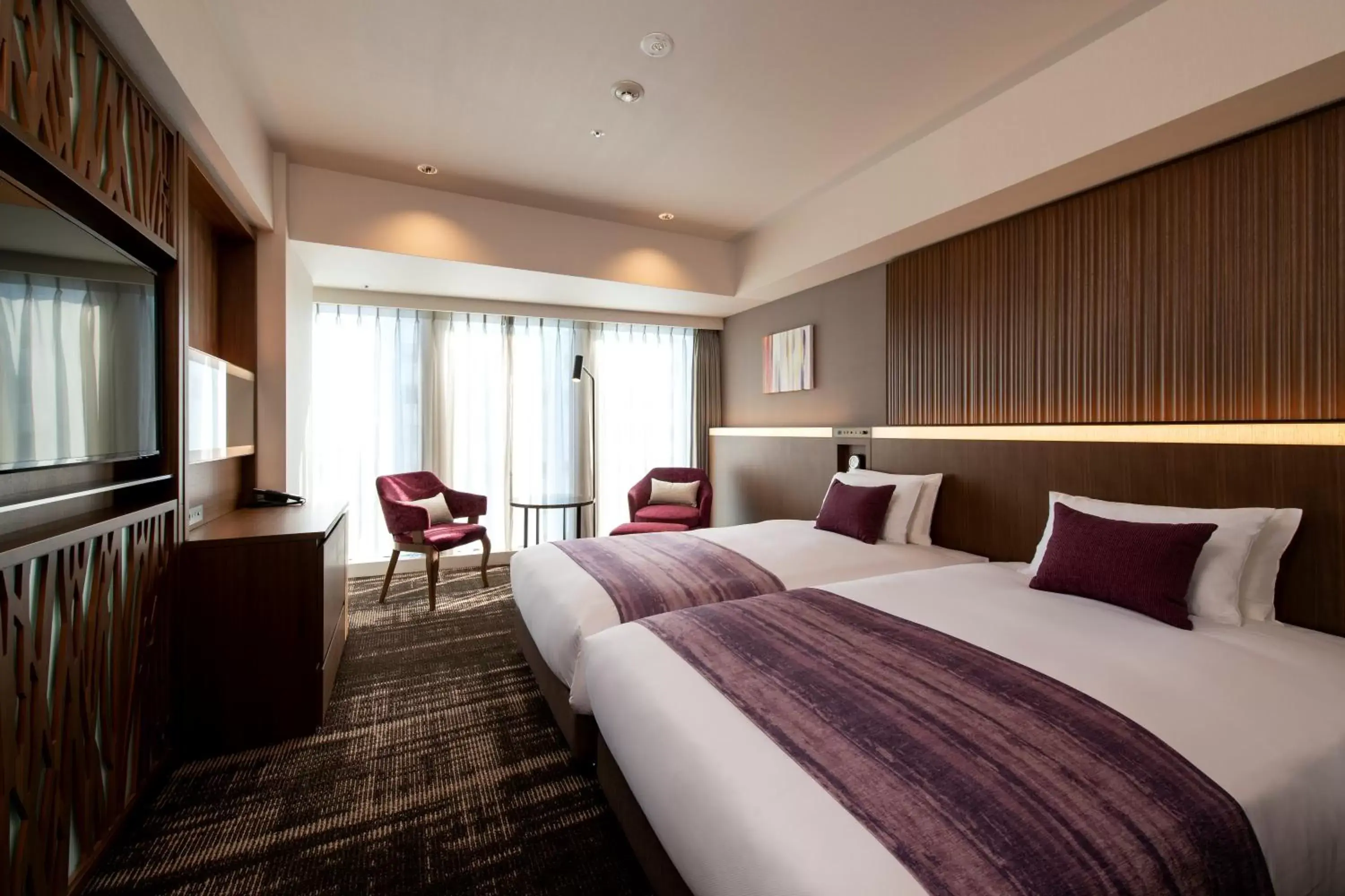 Bed in Hotel GrandBach Sendai Bed in Hotel GrandBach Sendai