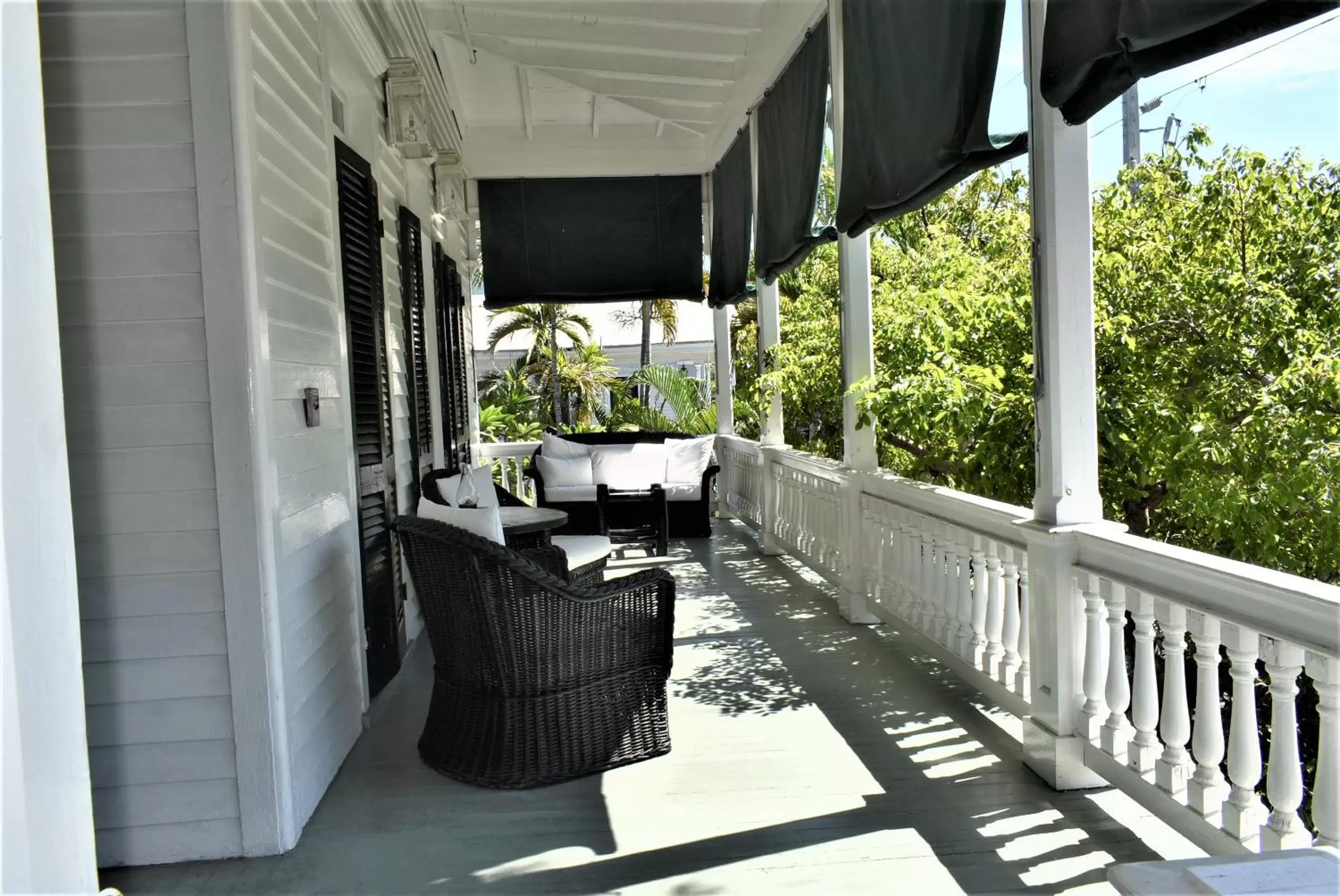 Balcony/Terrace in Simonton Court Historic Inn & Cottages