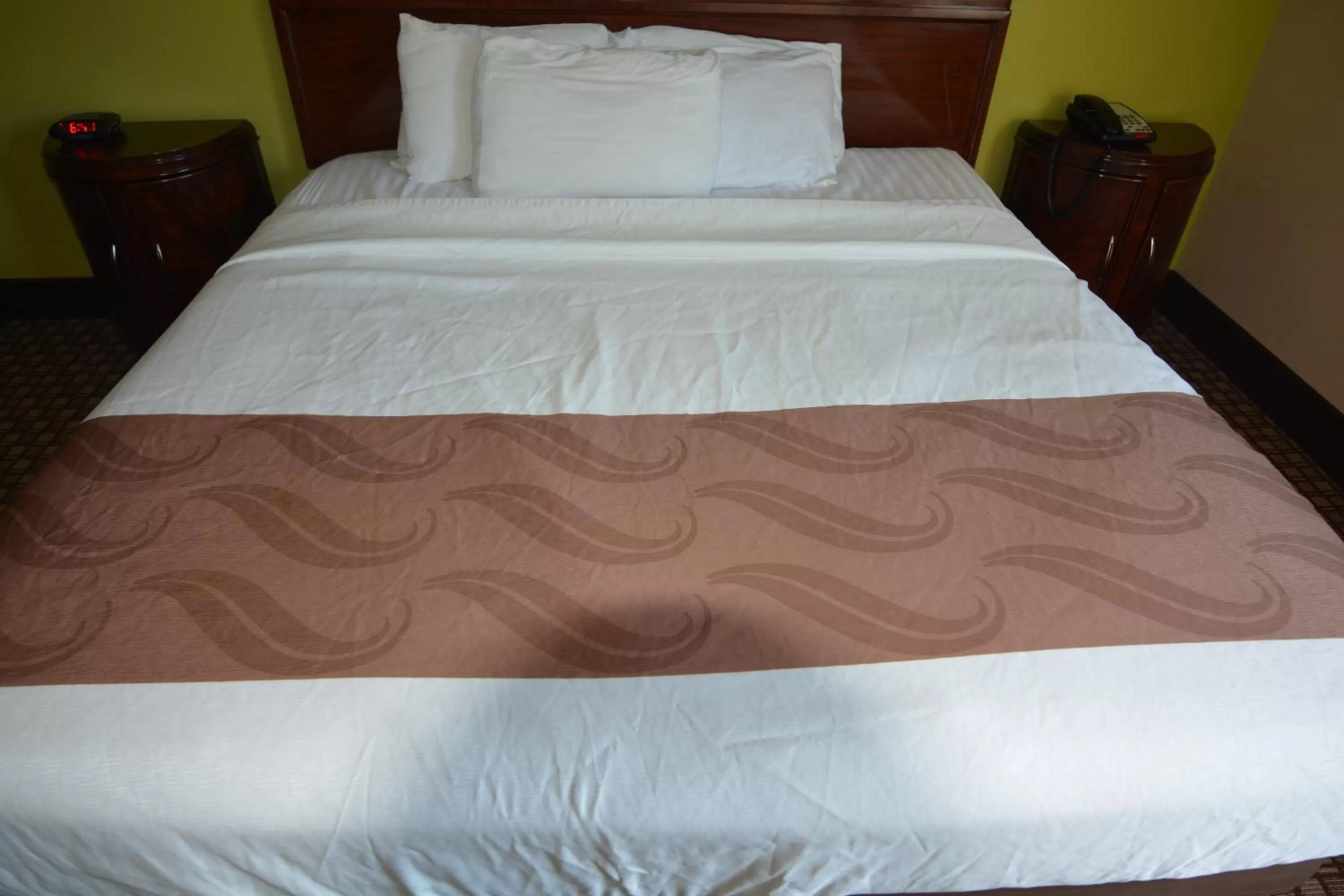 Bed in Jameson Inn and Suites Hazelhurst