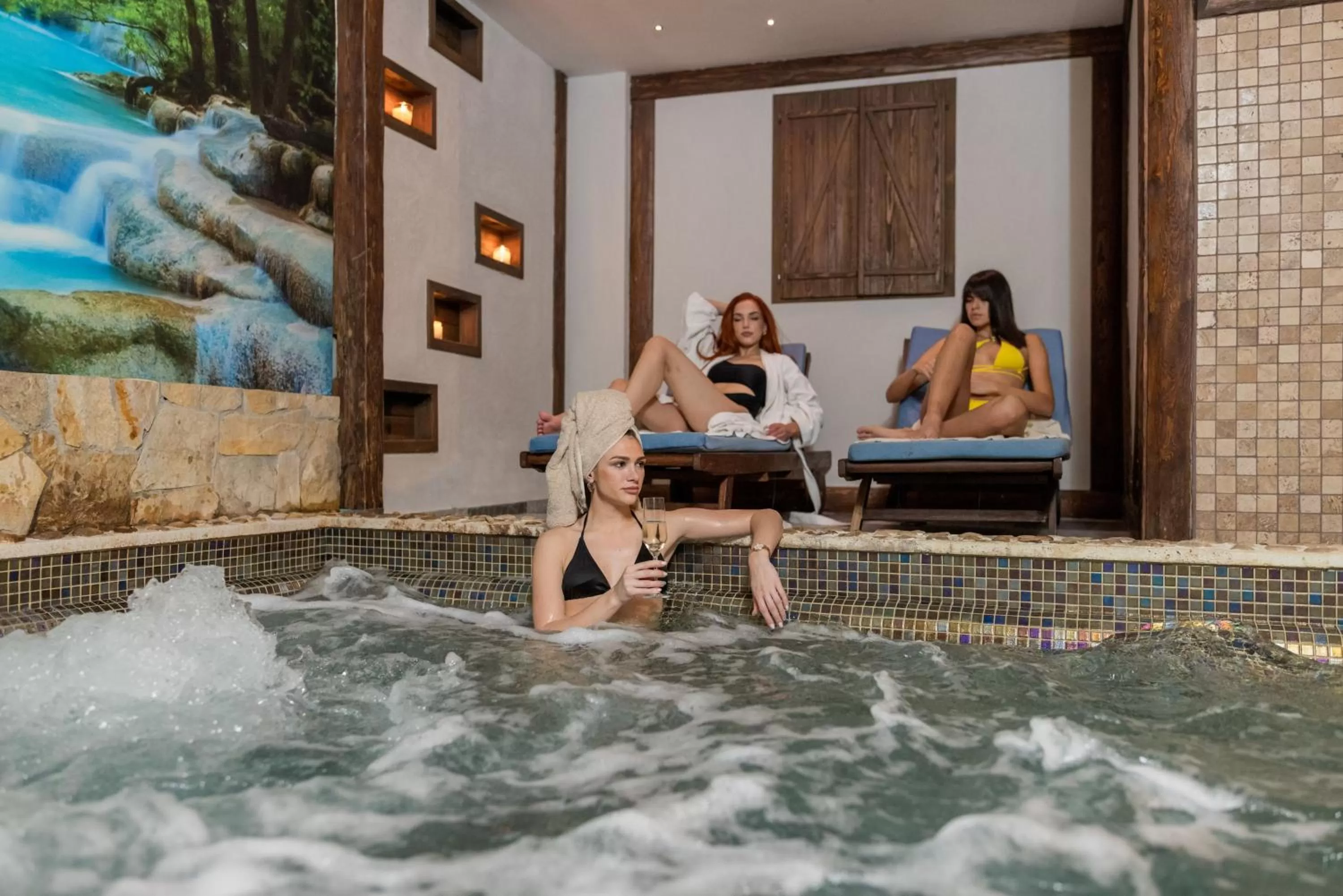 Spa and wellness centre/facilities in Hotel Passpartù Home Garni