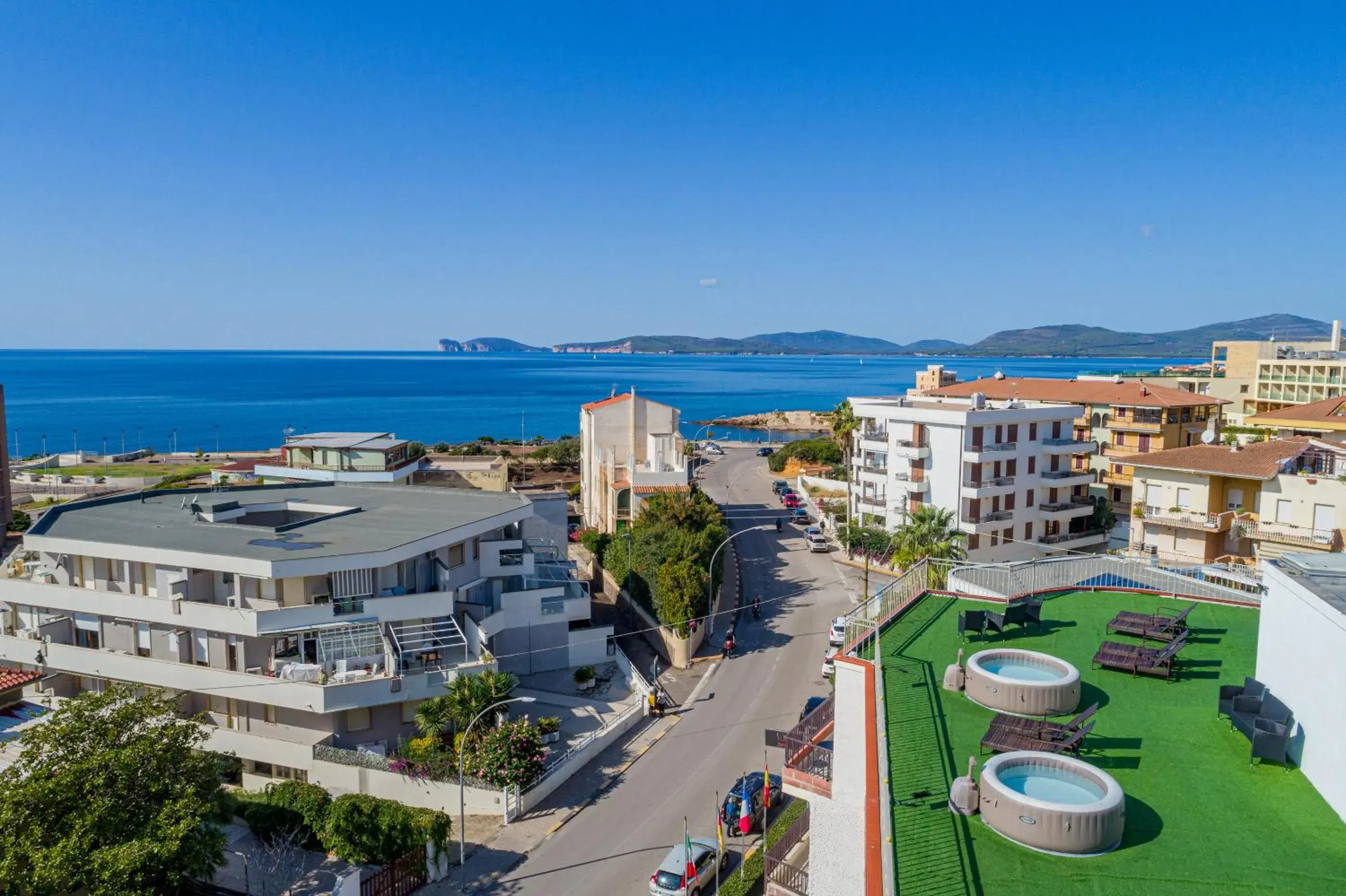 Bird's eye view in Hotel Villa Piras Bird's eye view in Hotel Villa Piras