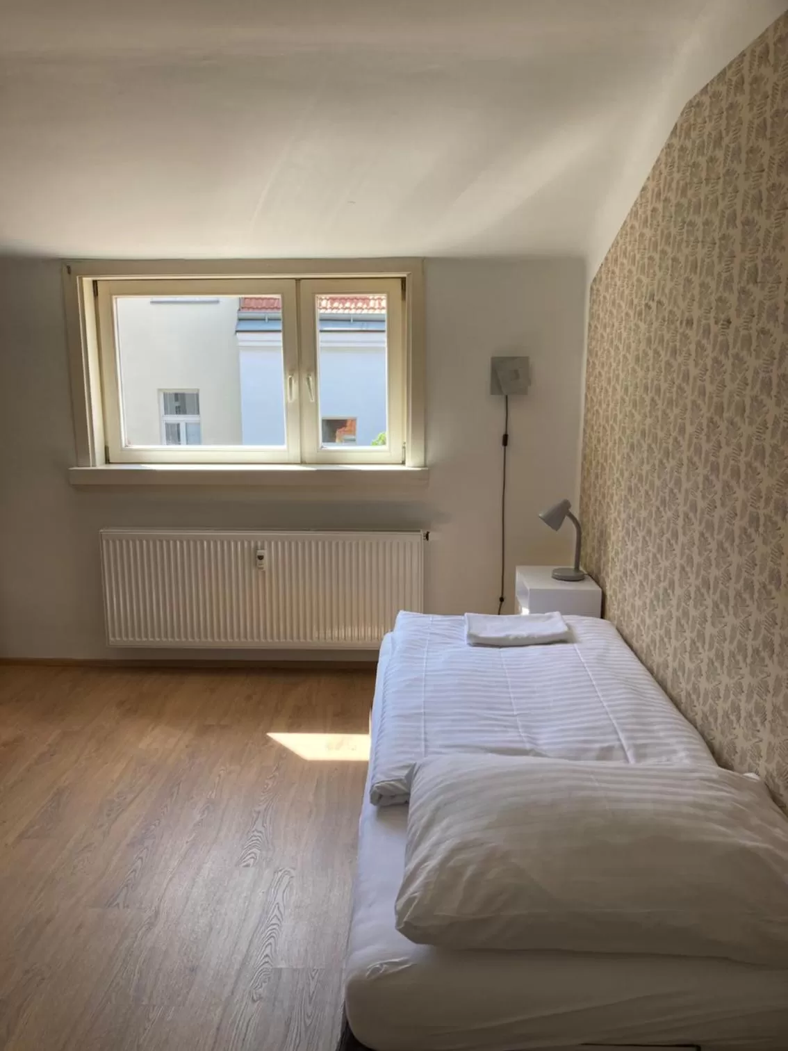 Bed in Žižkov tower suites