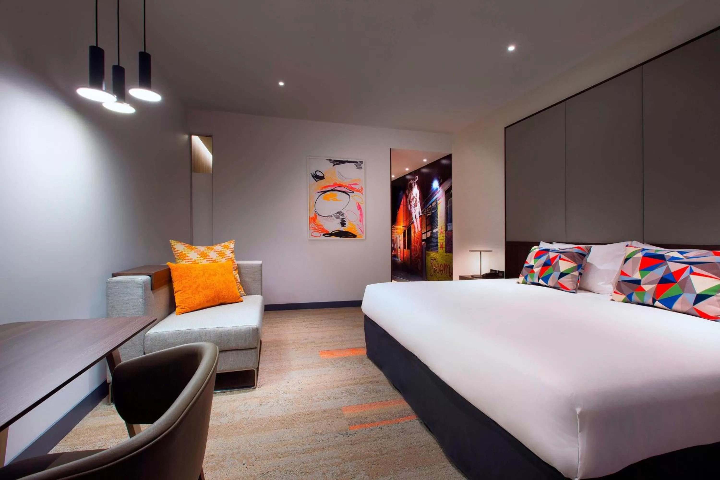 Photo of the whole room, Bed in Aloft Perth