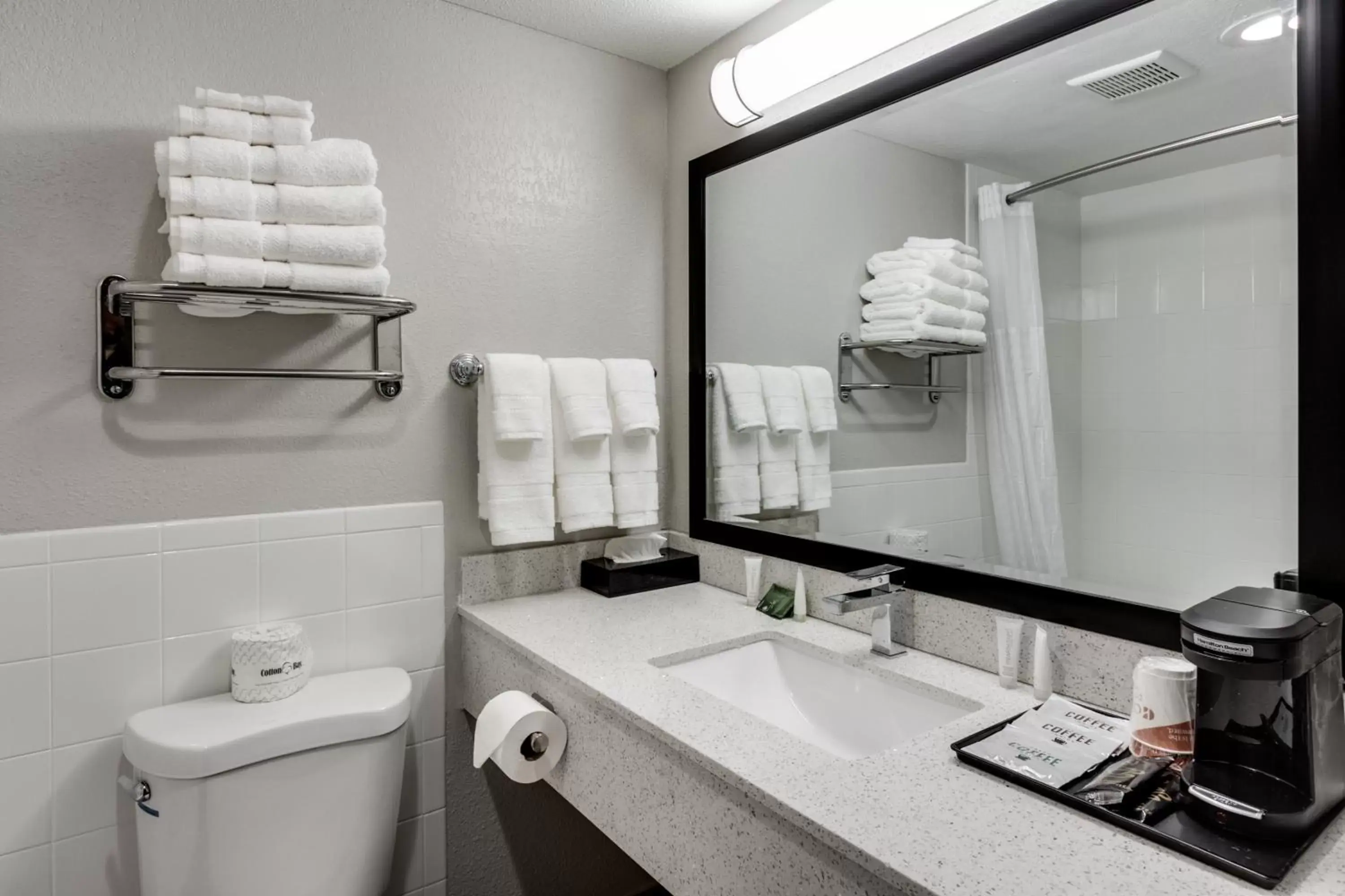 Bathroom in Days Inn & Suites by Wyndham Spokane