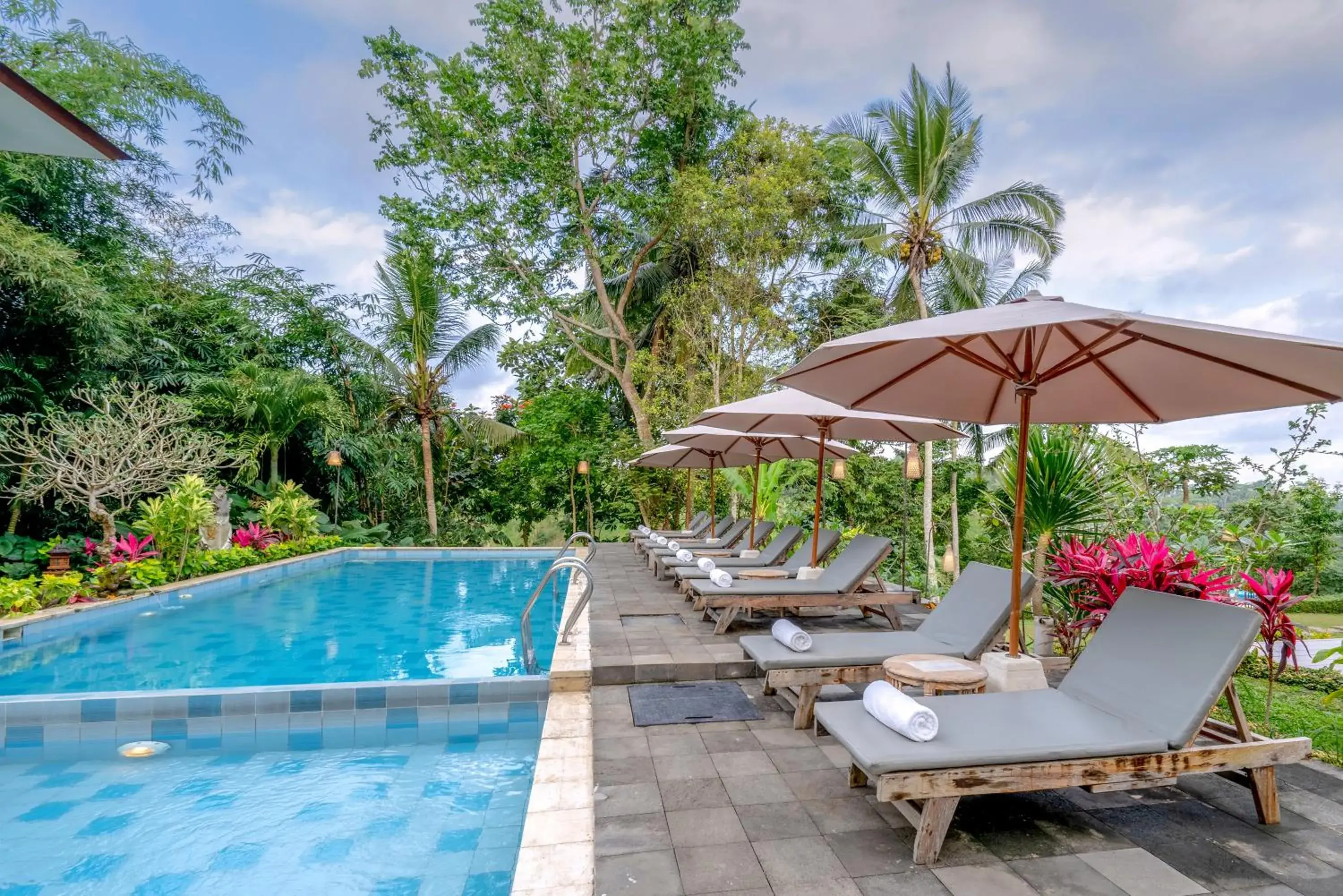 View (from property/room), Swimming Pool in Ashoka Tree Resort at Tanggayuda