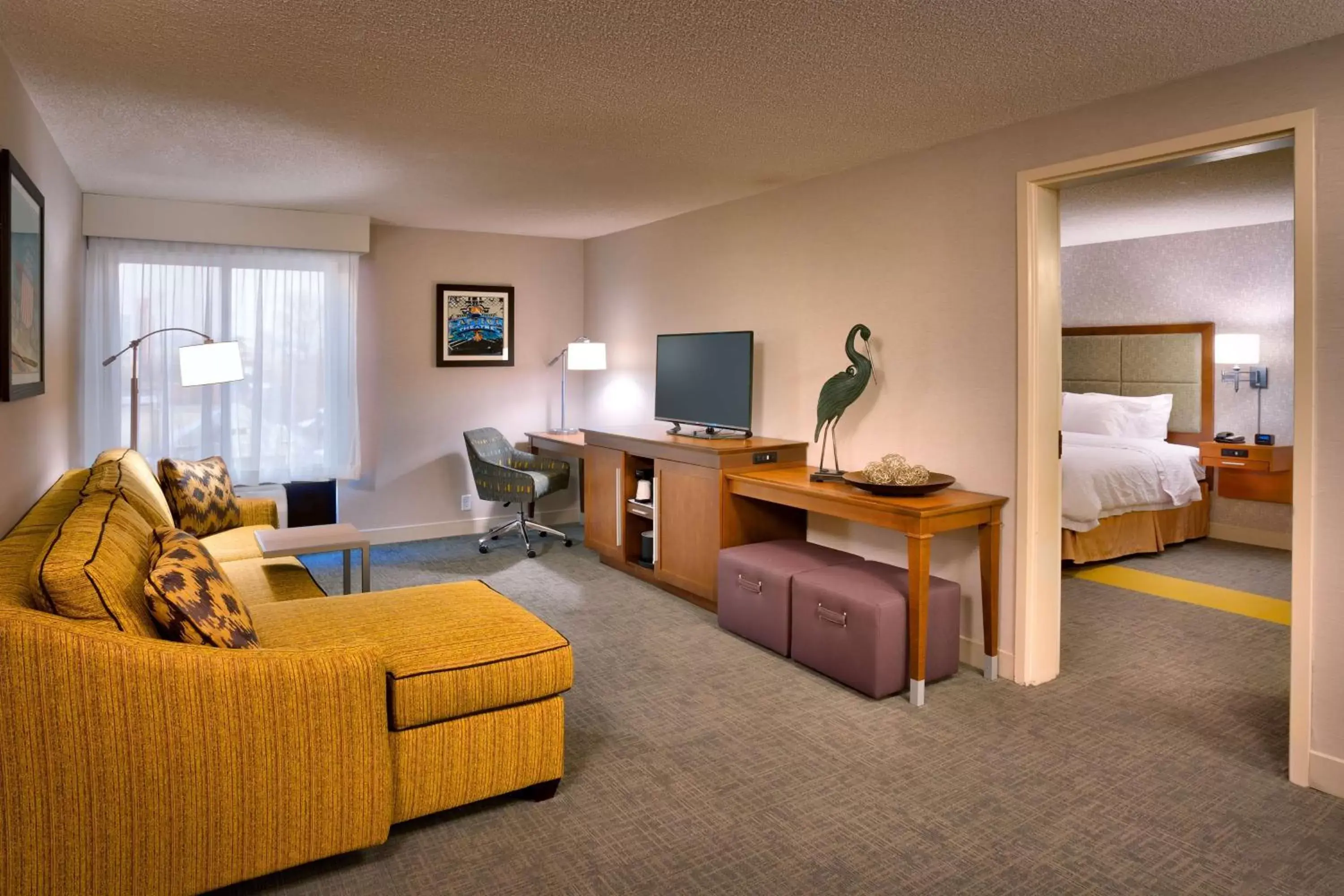 Living room, Seating Area in Hampton Inn Salt Lake City Downtown