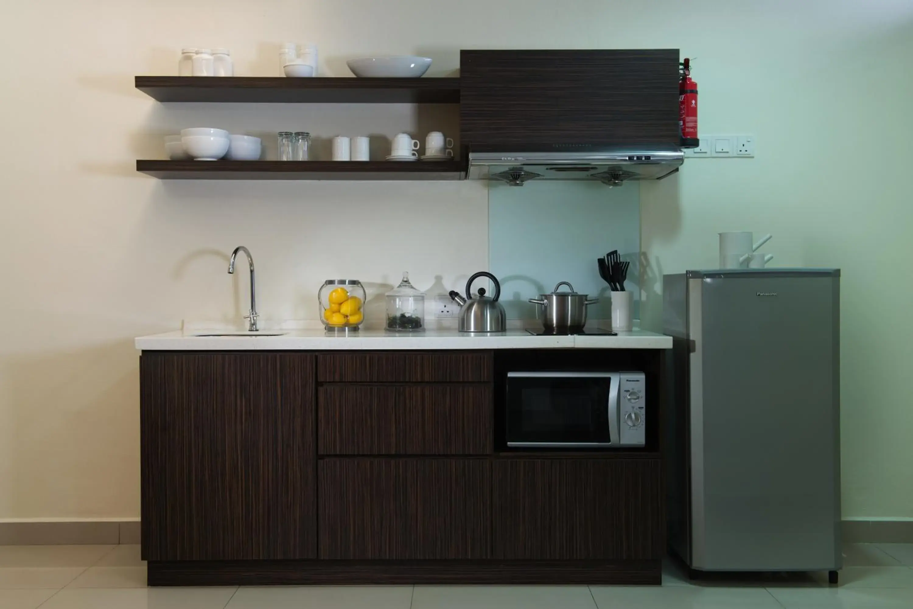 Kitchen or kitchenette, Kitchen/Kitchenette in Fahrenheit Suites Bukit Bintang, Kuala Lumpur