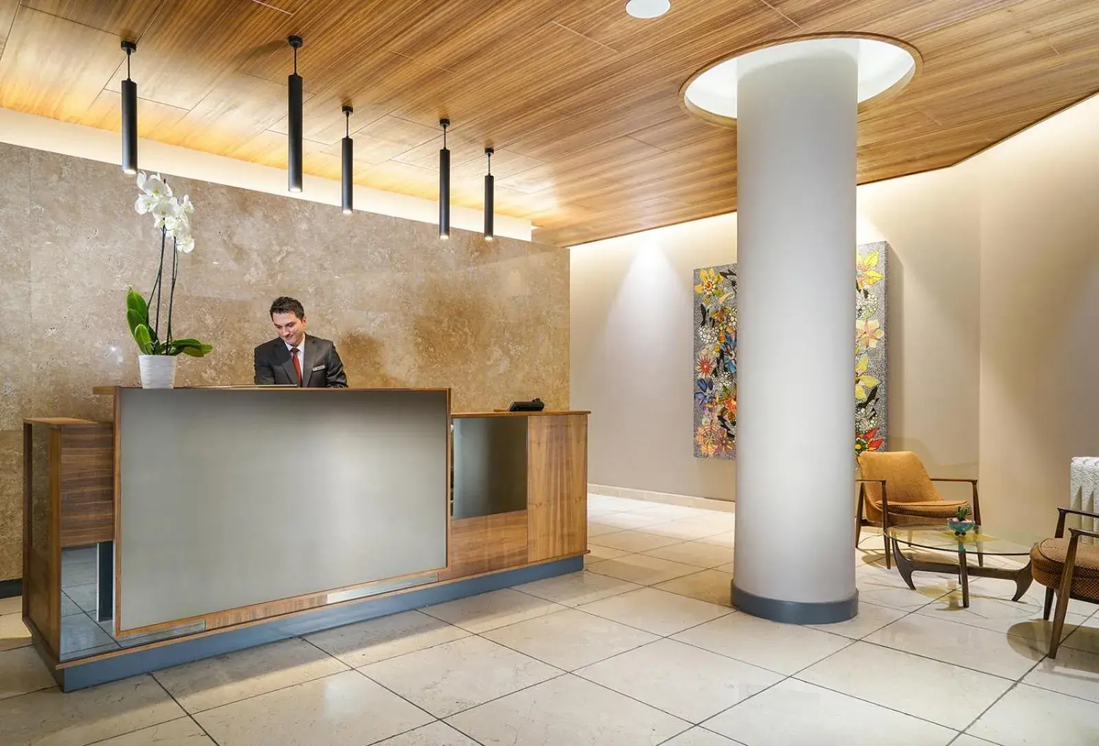 Lobby/Reception in Hotel Tunali