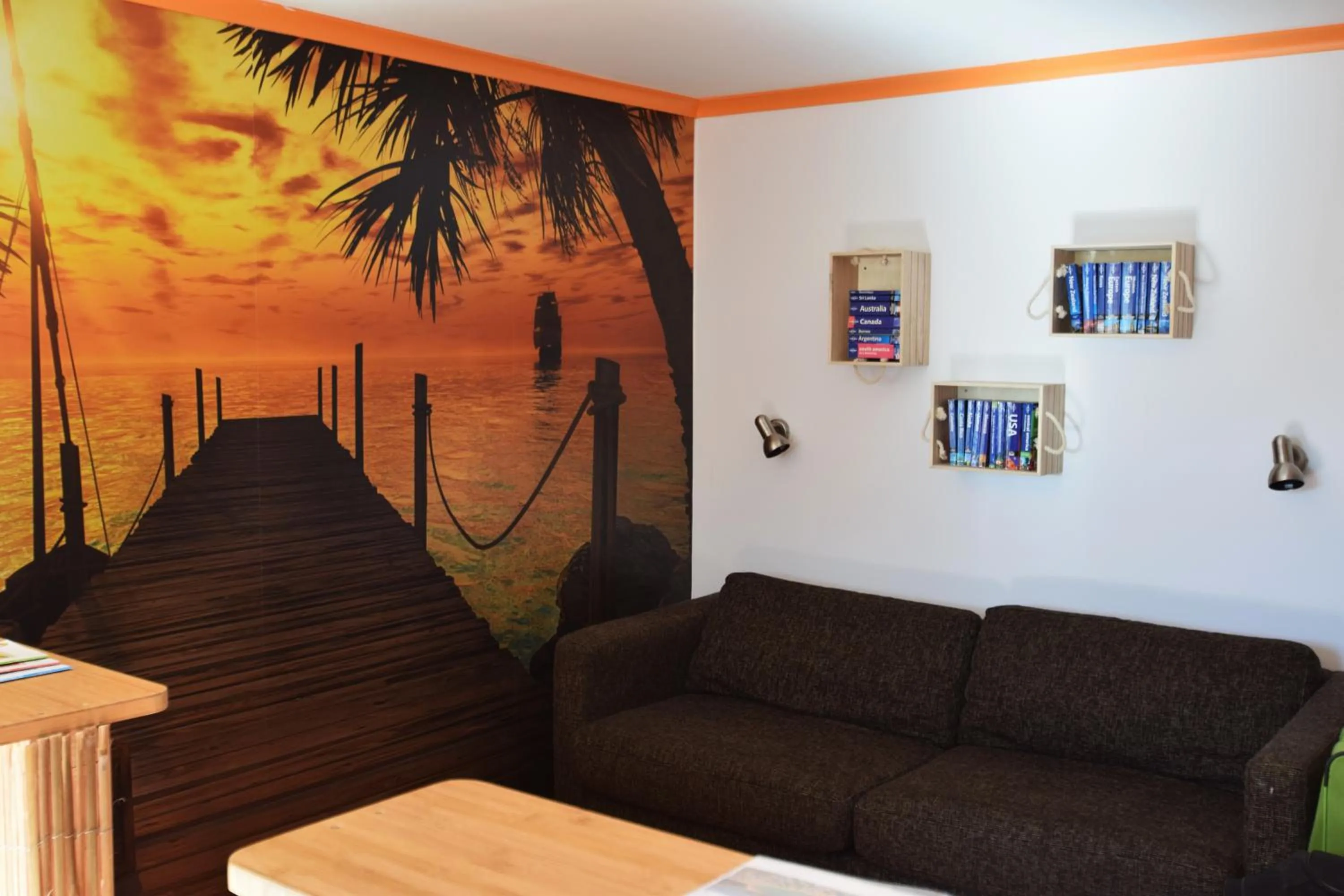 Lobby or reception in The Bug Backpackers