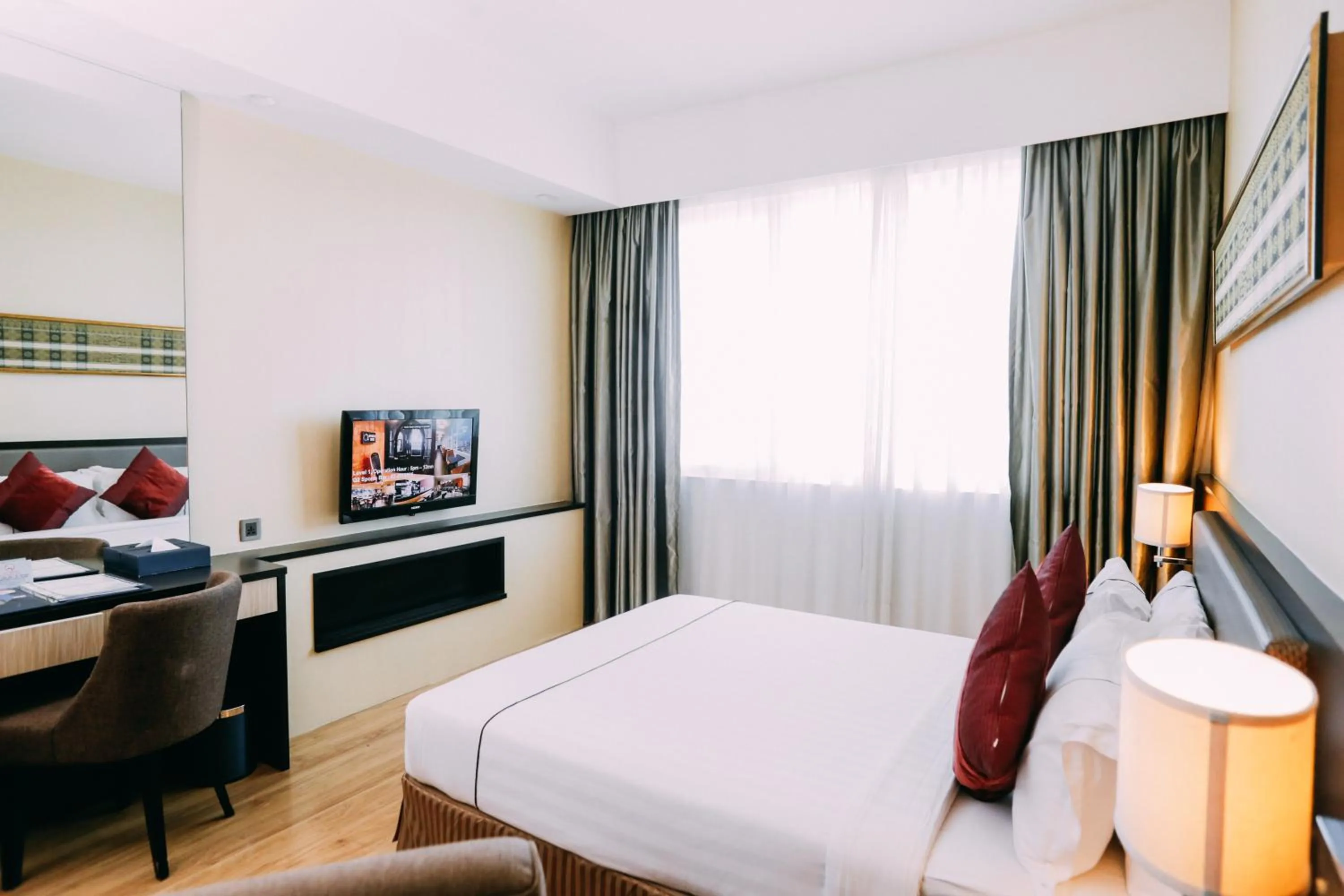 Bed in Hotel Granada Johor Bahru