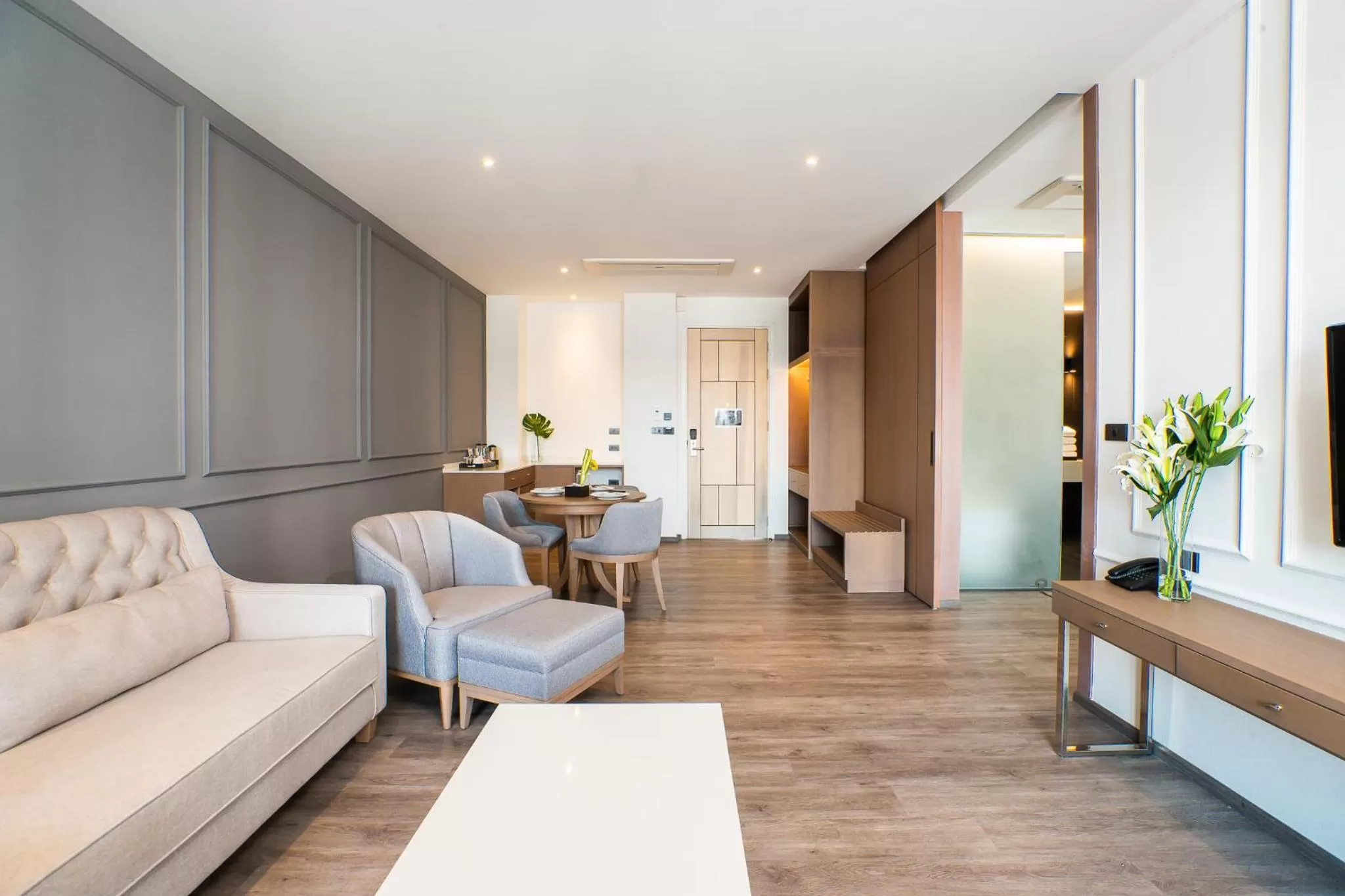 Living room in One Patio Hotel Pattaya - SHA Extra Plus