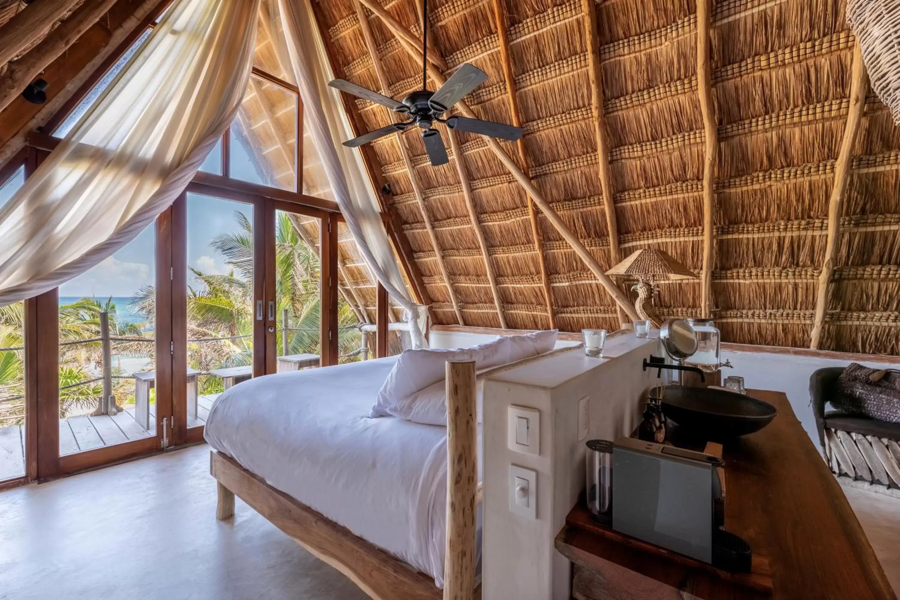 Bedroom in La Valise Tulum