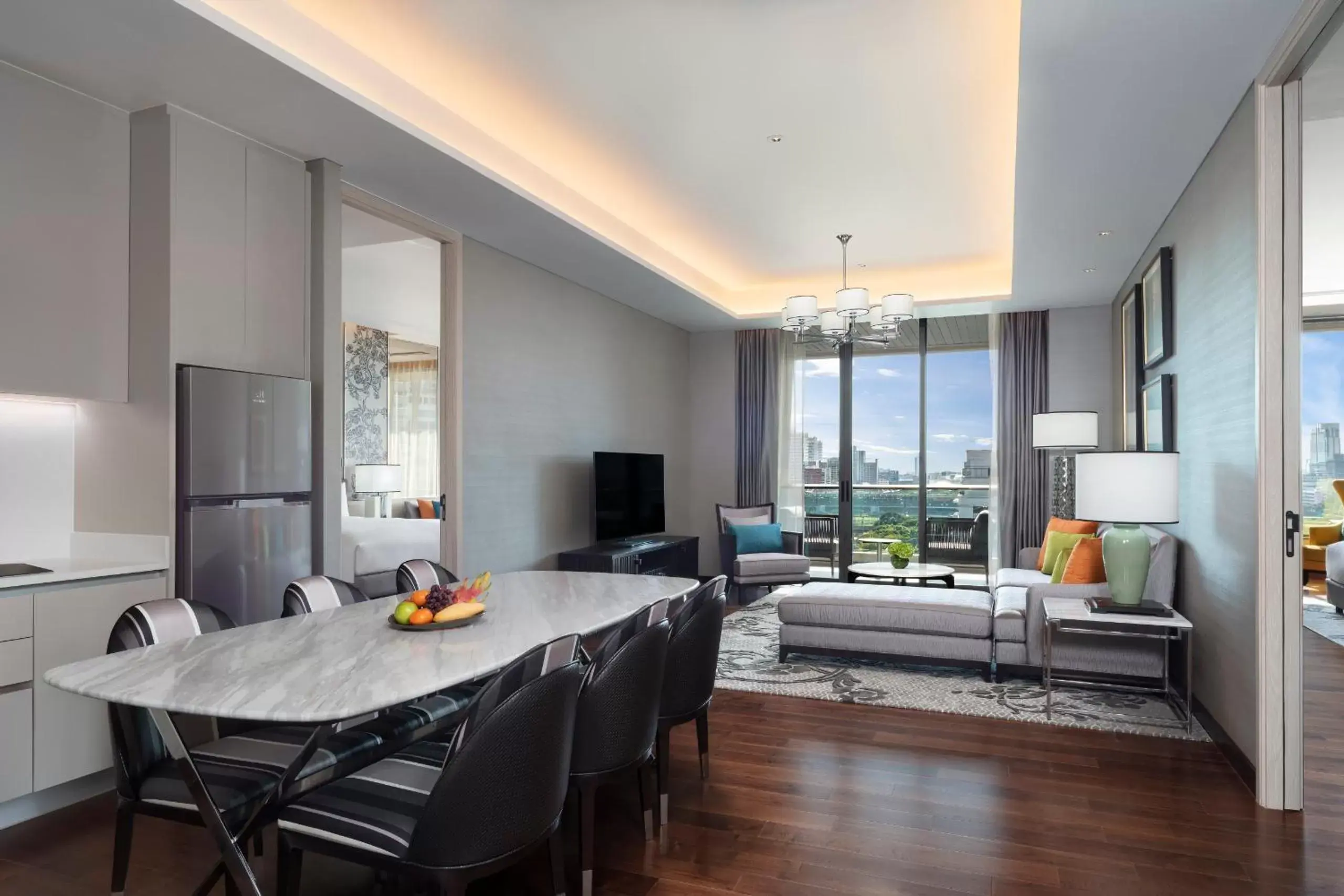 Living room, Dining Area in Sindhorn Kempinski Hotel Bangkok - SHA Extra Plus Certified