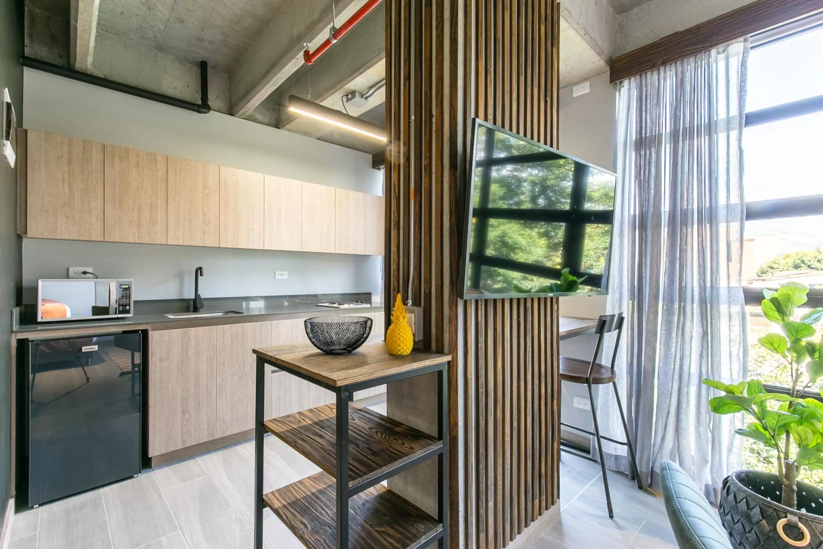 TV and multimedia in Factory Lofts Hotel