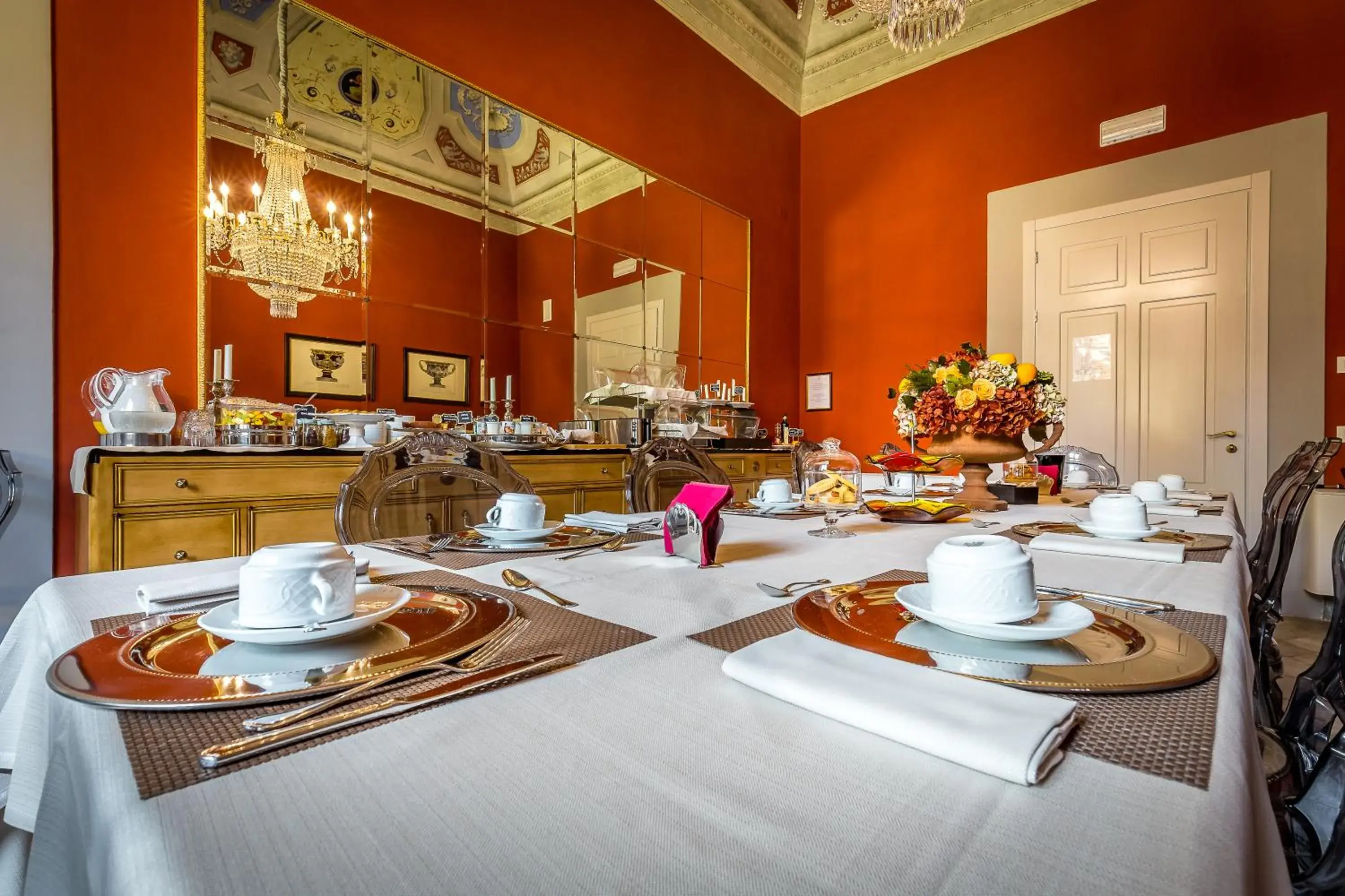 Buffet breakfast, Restaurant/Places to Eat in Palazzo Ridolfi - Residenza d'Epoca