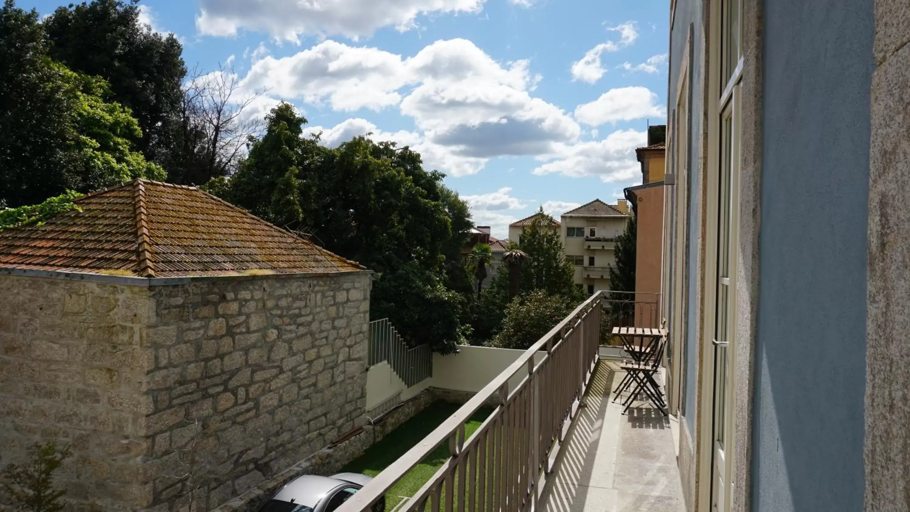 Balcony/Terrace in Aparthotel Oporto Palace