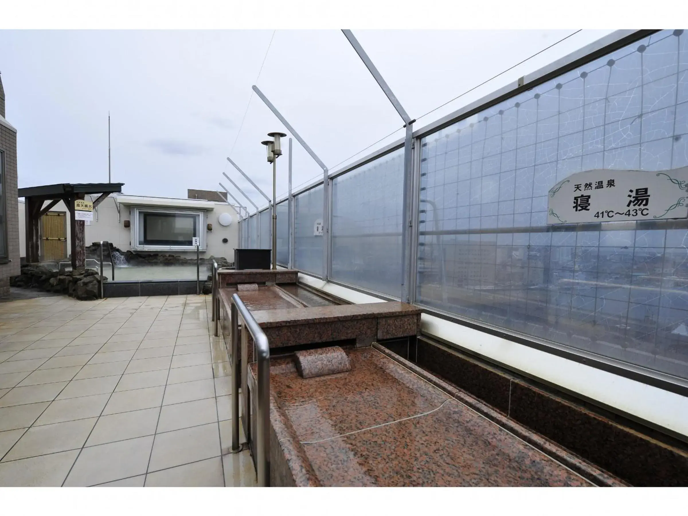 Open Air Bath in Hotel Paco Kushiro