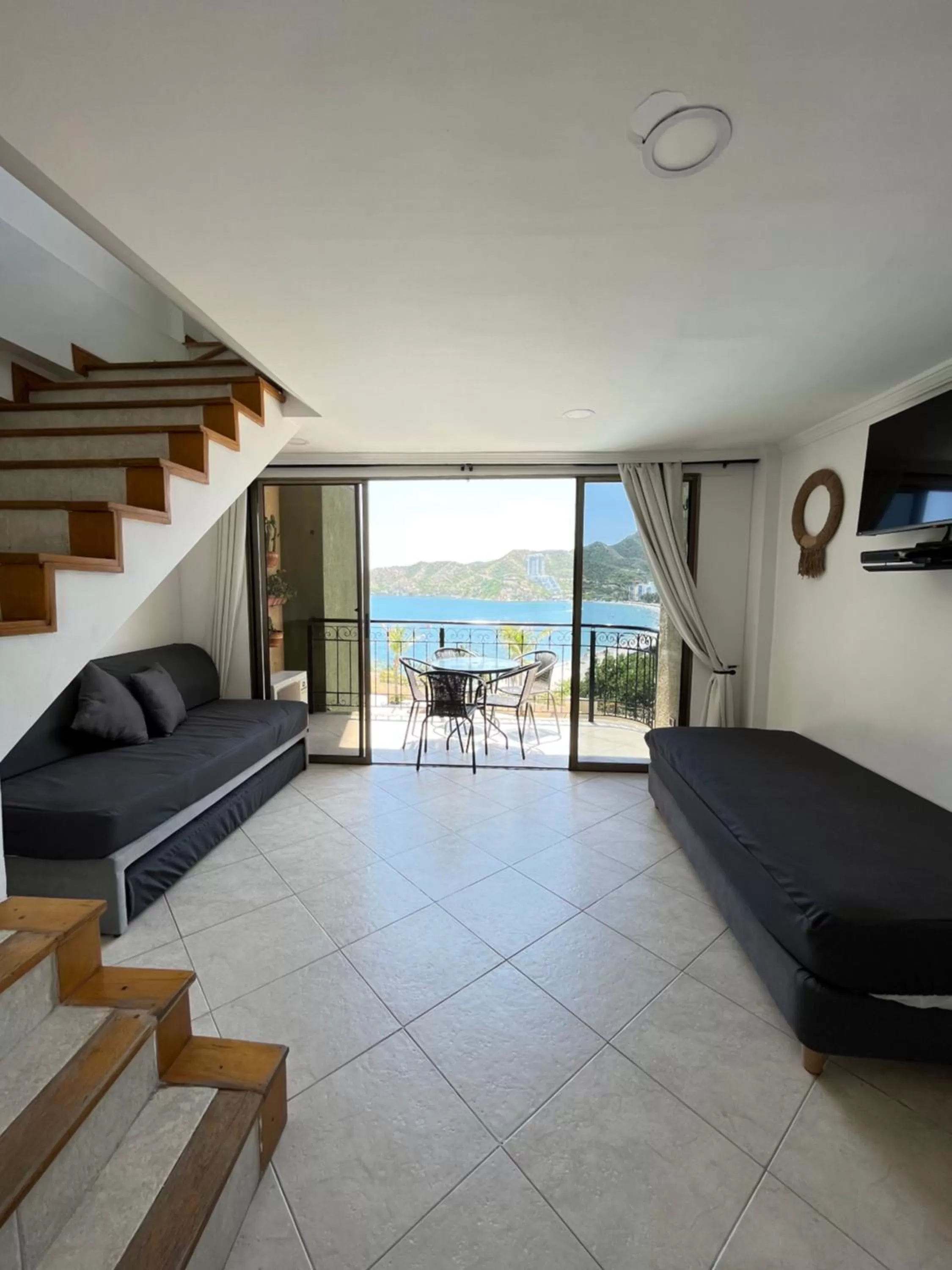 Seating Area in Edificio El Peñon del Rodadero Apartamento Playa Rodadero