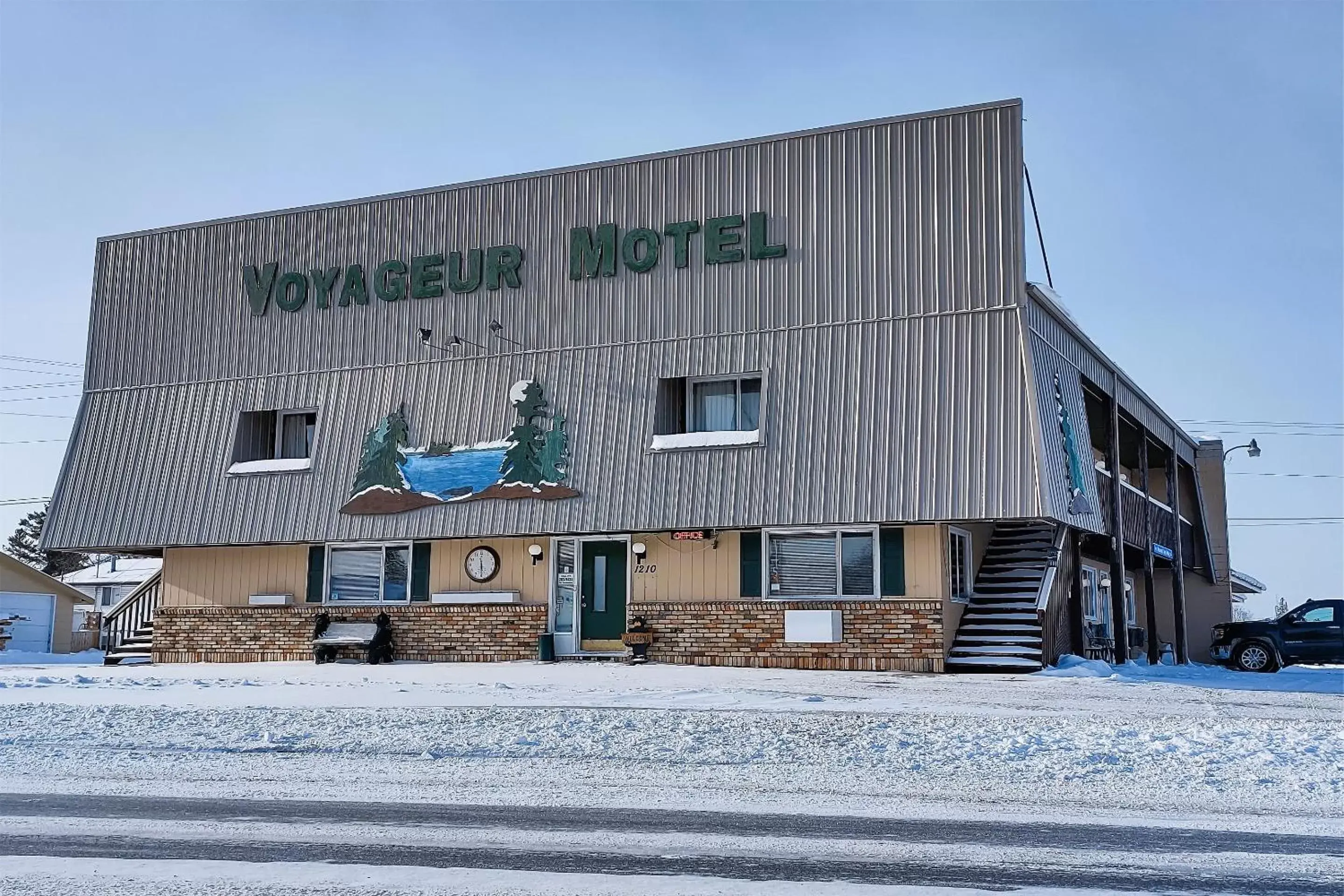 Property Building in Love Hotels Voyageur by OYO at International Falls MN