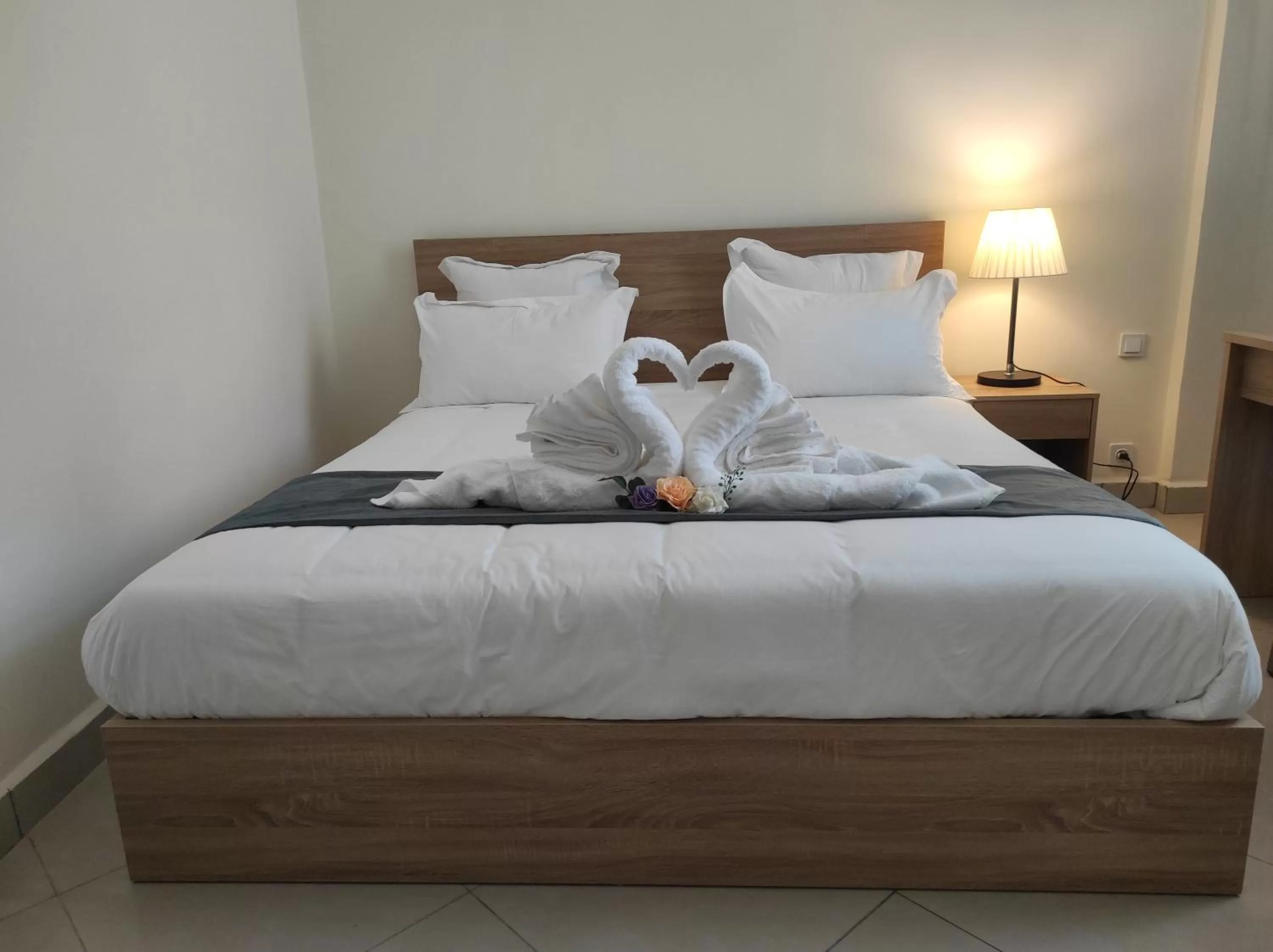 Bed in Downtown Hotel