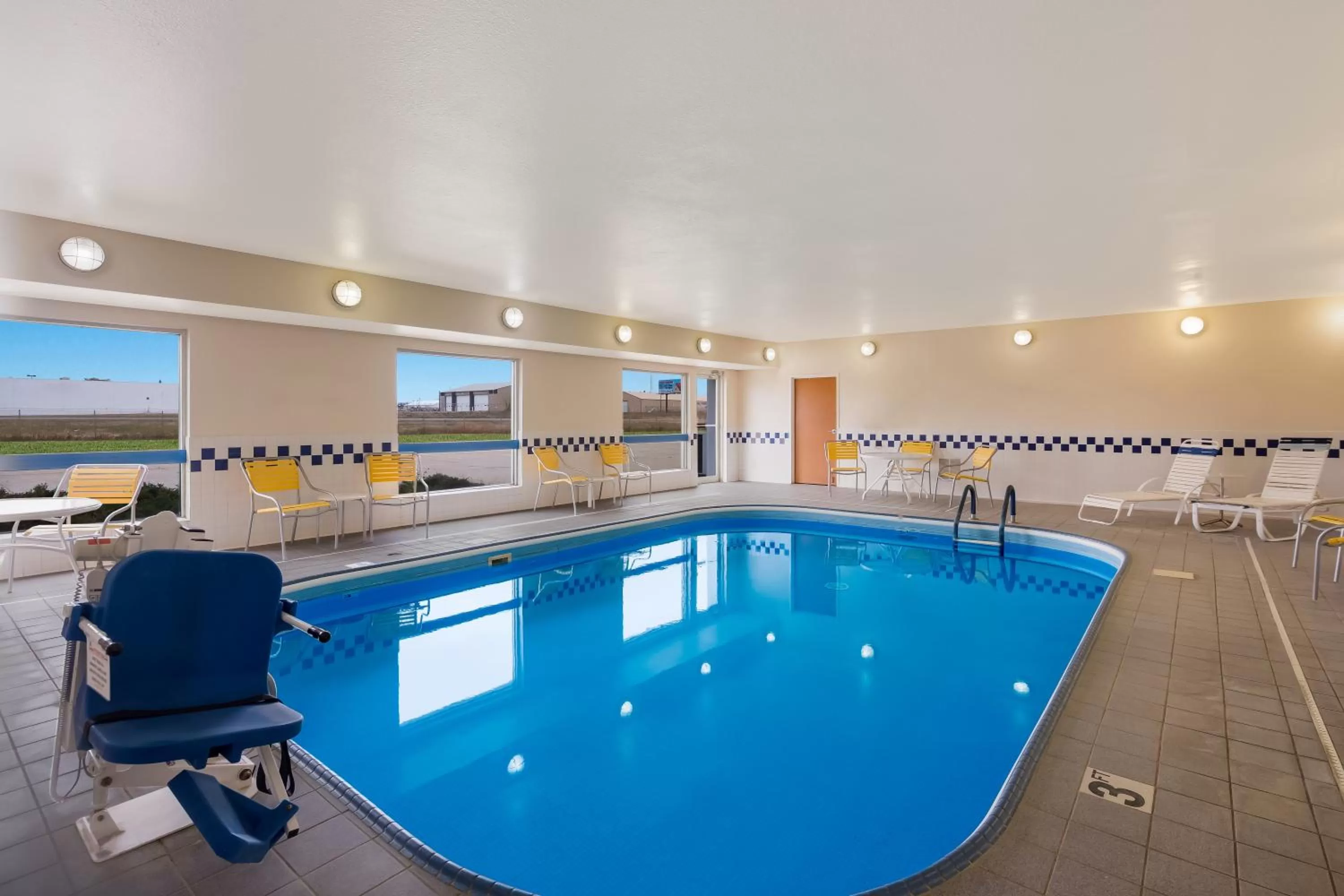 Swimming pool in AmericInn by Wyndham Minot