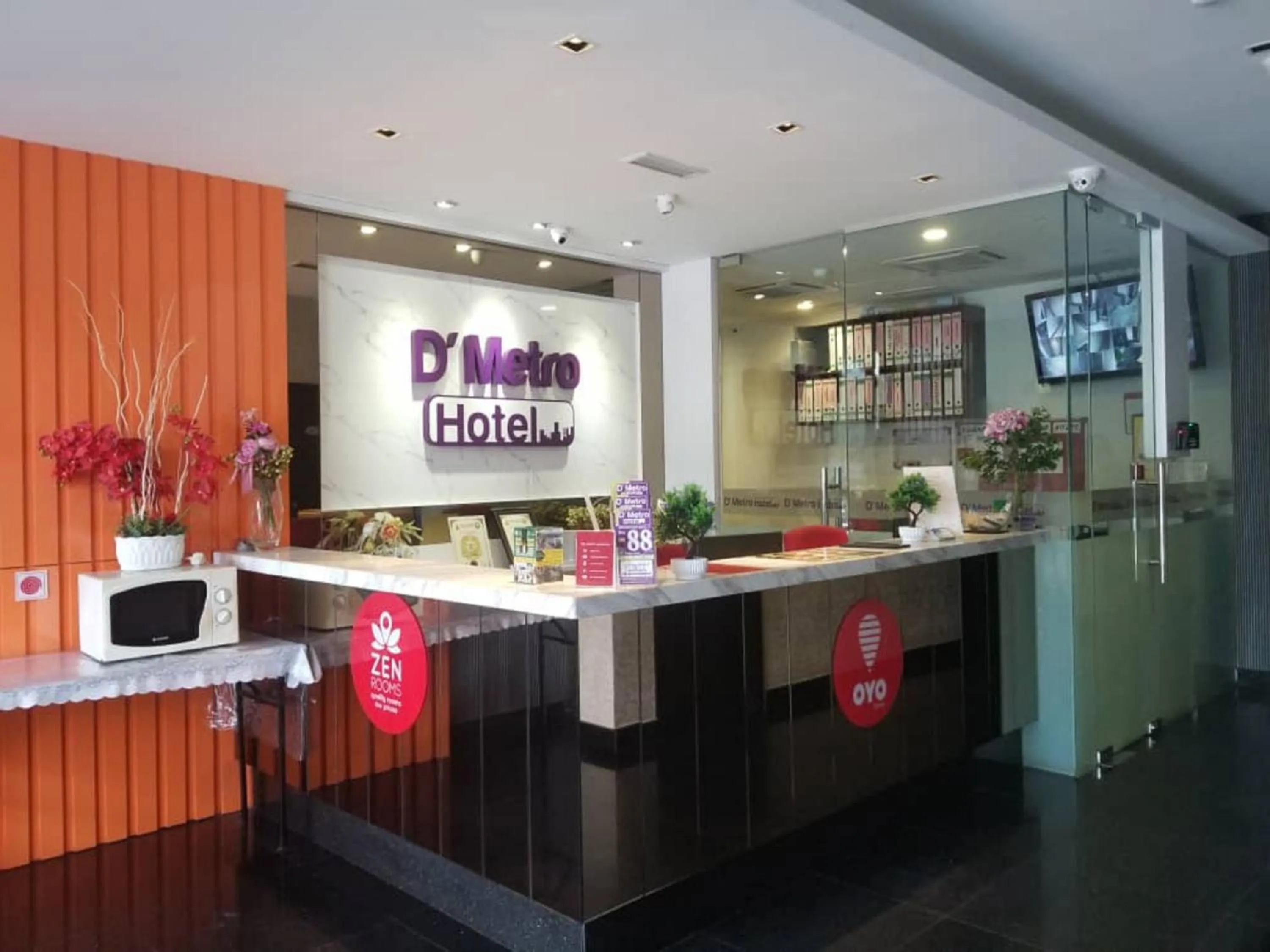 Lobby or reception in D'Metro Hotel