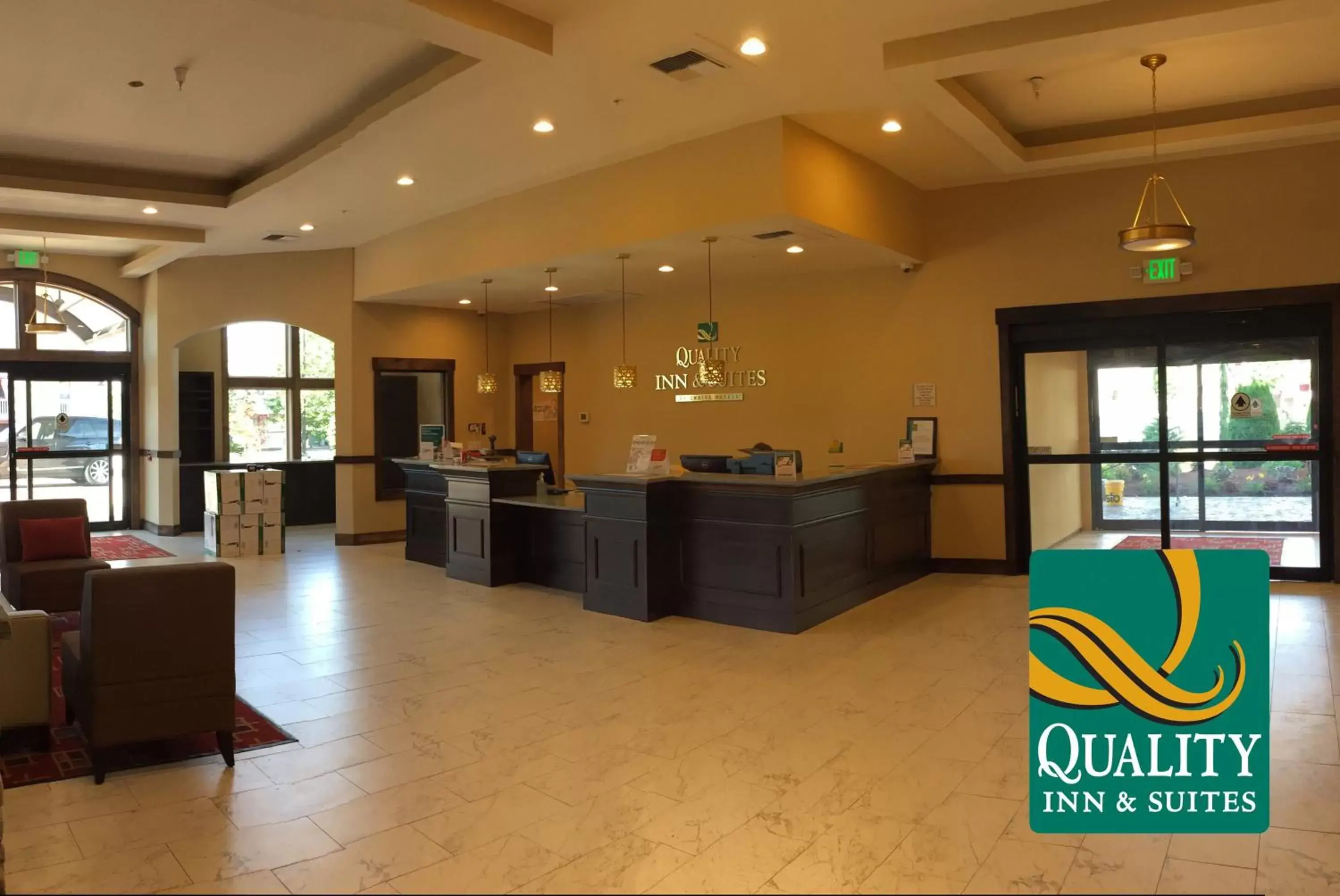 Lobby or reception, Lobby/Reception in Quality Inn & Suites Tacoma - Seattle Lobby or reception, Lobby/Reception in Quality Inn & Suites Tacoma - Seattle