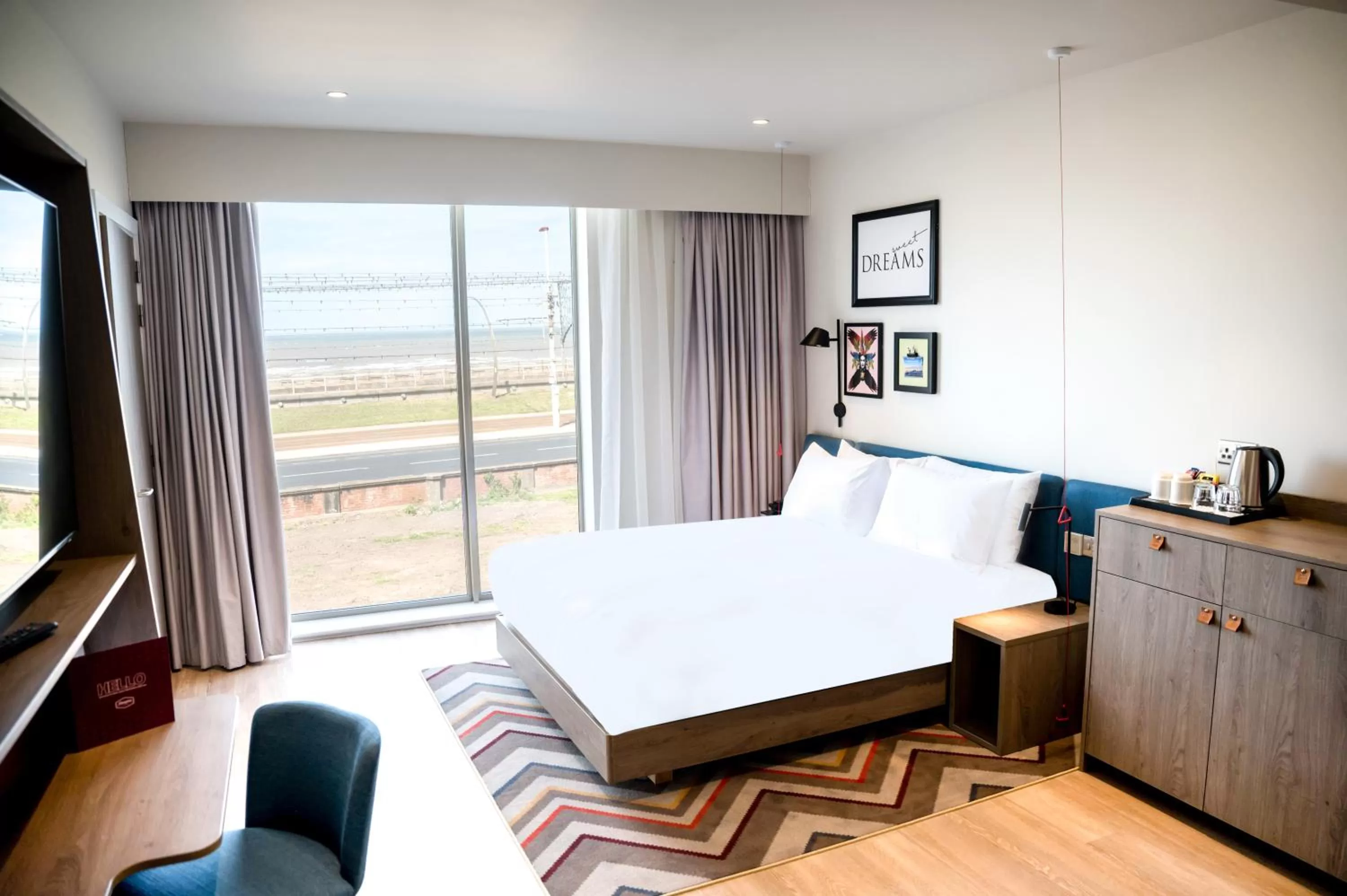 Bedroom, Bed in Hampton By Hilton Blackpool